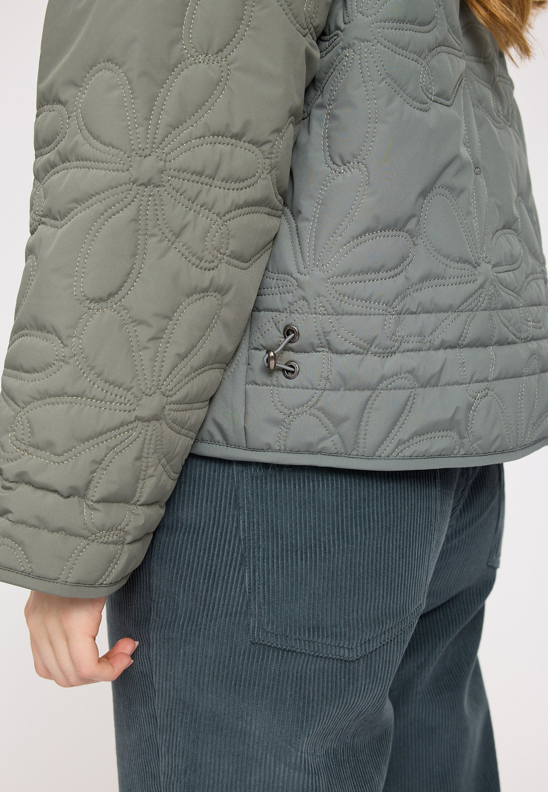 Floral Quilt Light Padded Jacket - Image 5