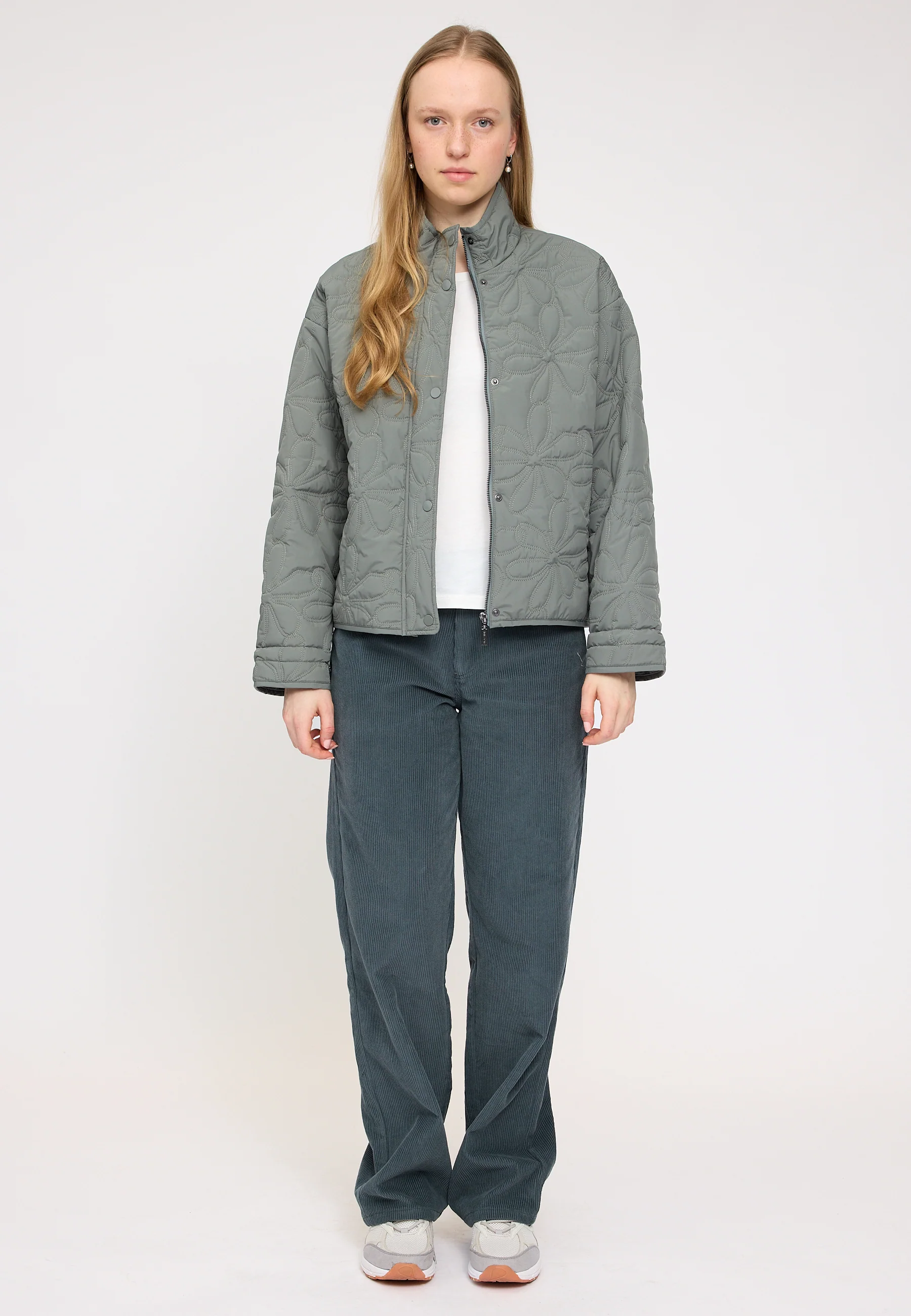 Floral Quilt Light Padded Jacket - Image 6