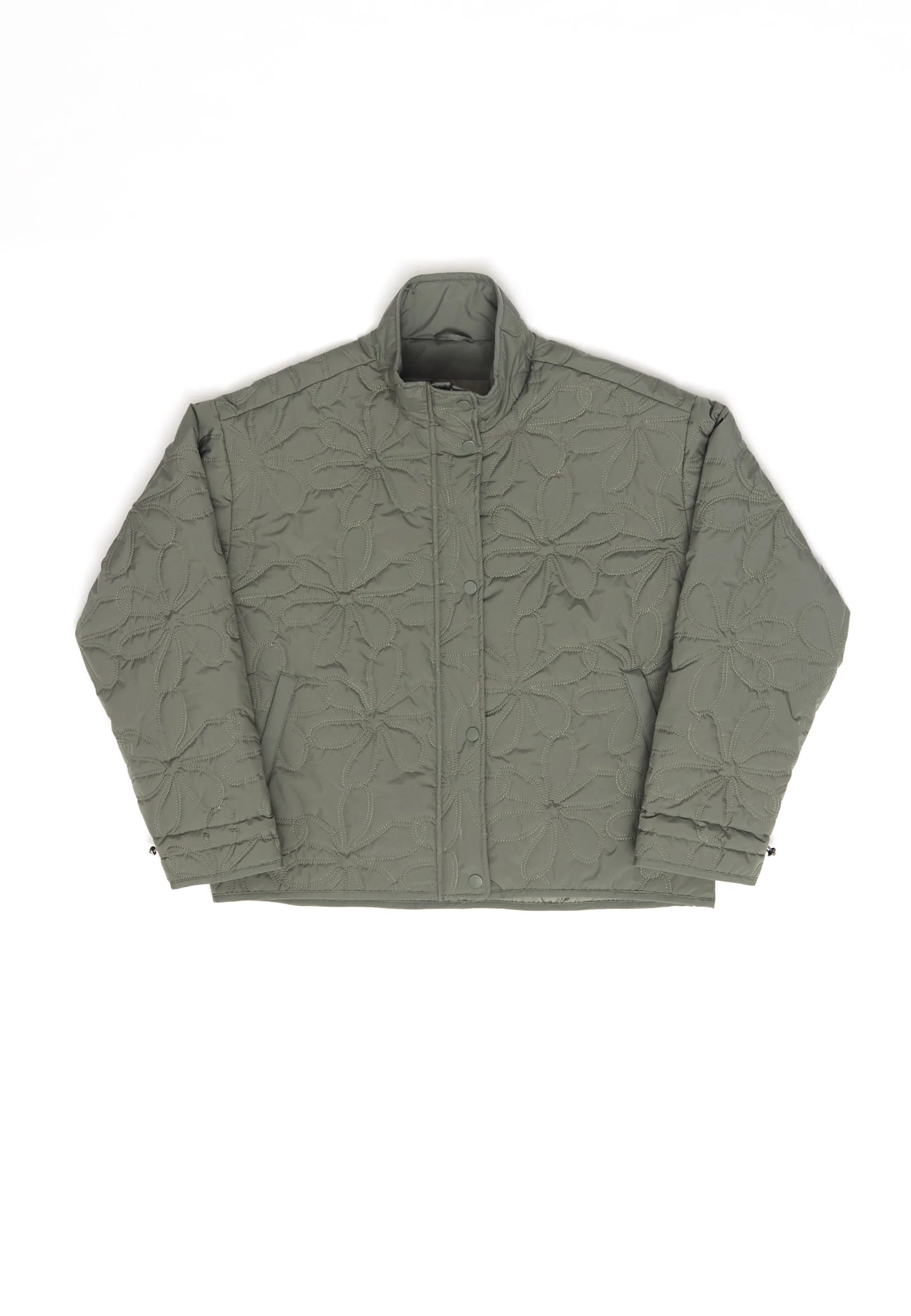 Floral Quilt Light Padded Jacket - Image 8