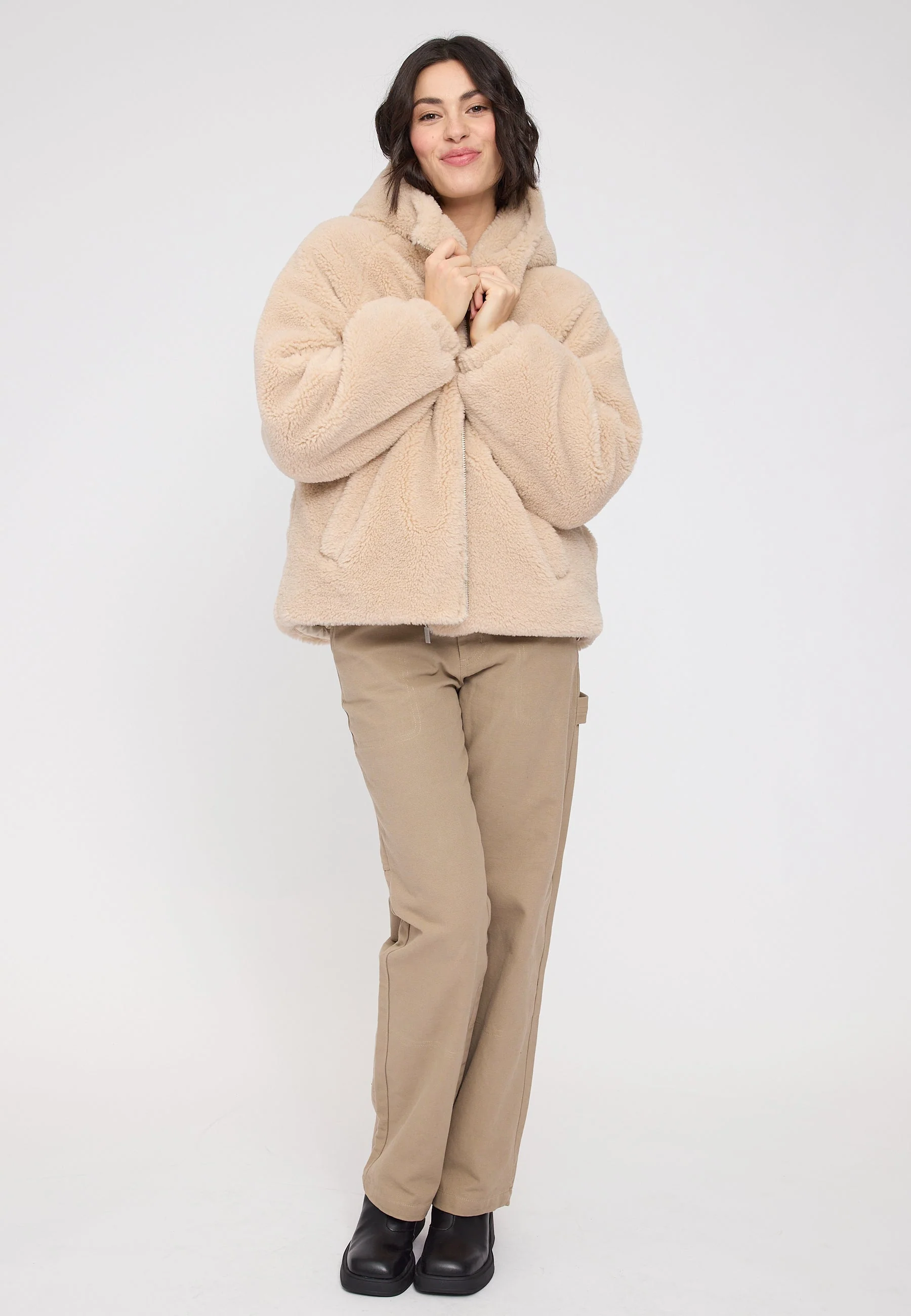 Faux-Fur Hooded Jacket - Image 5