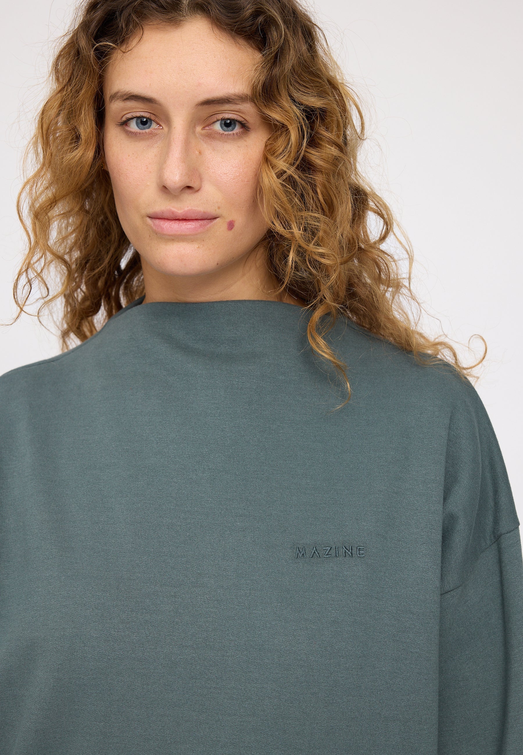 Soft Fabric Mock Turtleneck - Image 3
