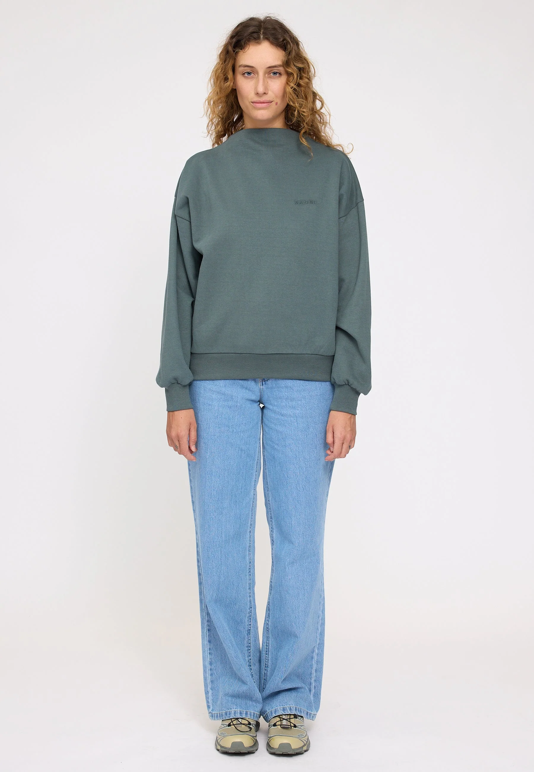 Soft Fabric Mock Turtleneck - Image 4
