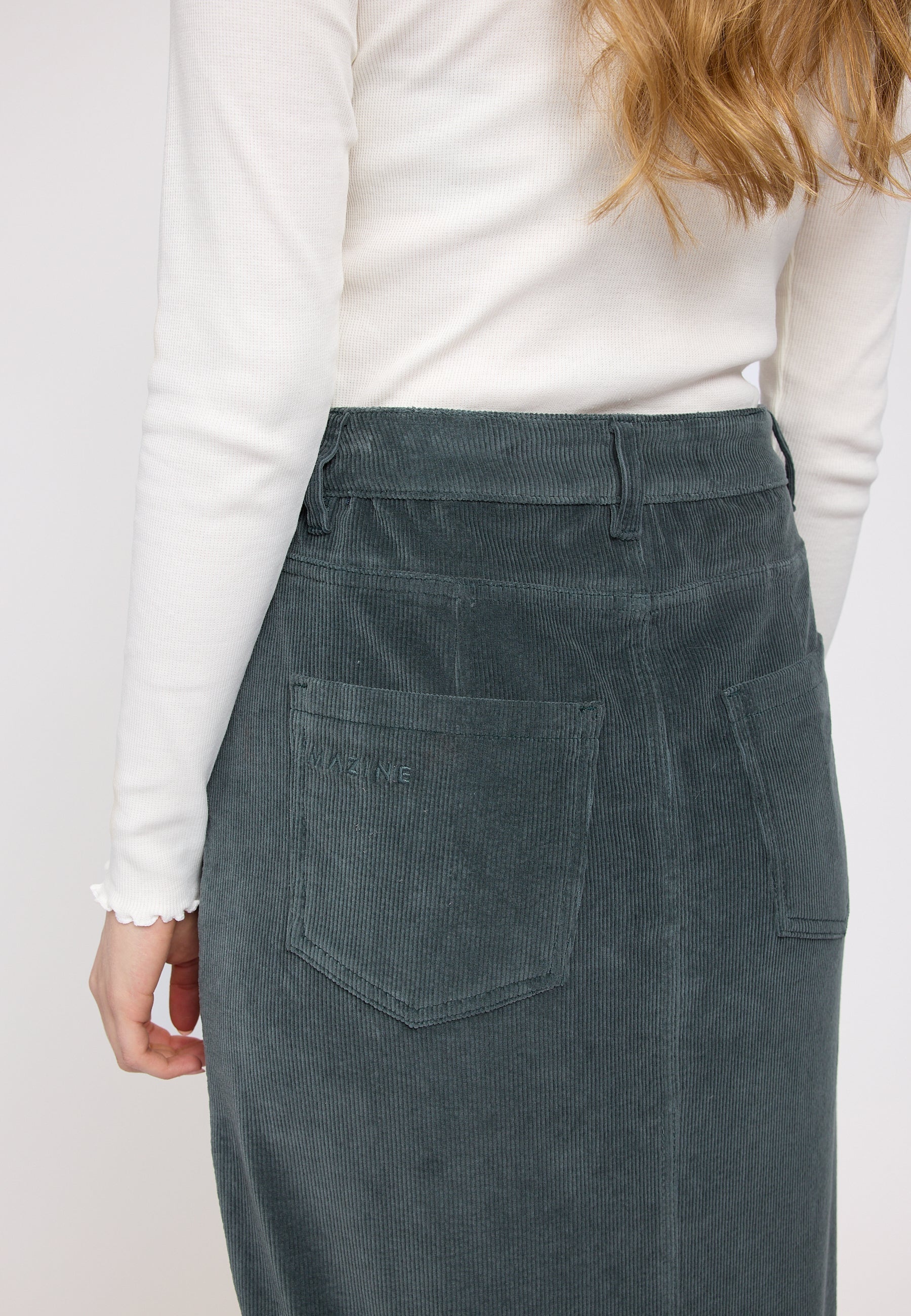 Corduroy Midi Skirt - Image 3