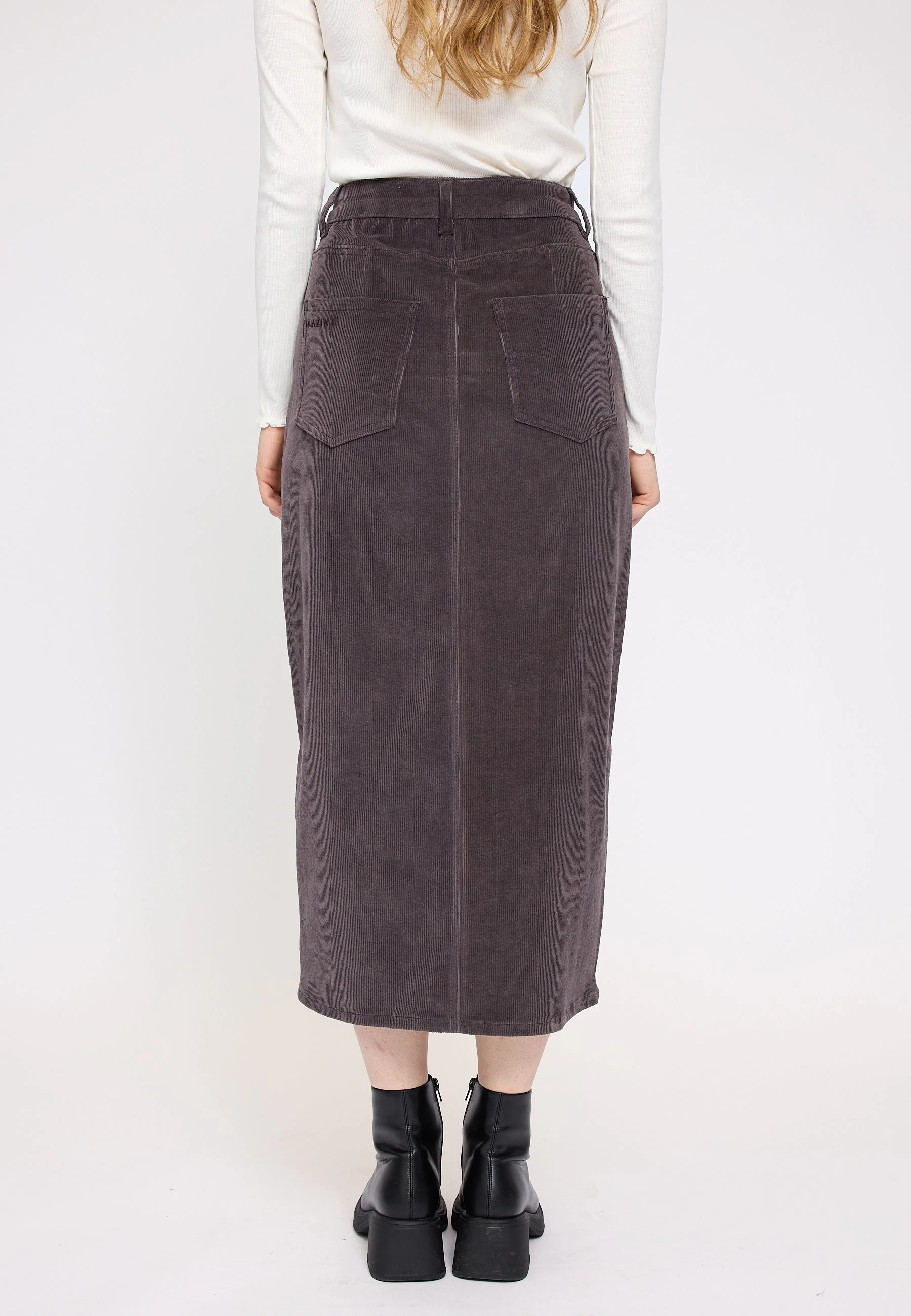 Corduroy Midi Skirt - Image 8