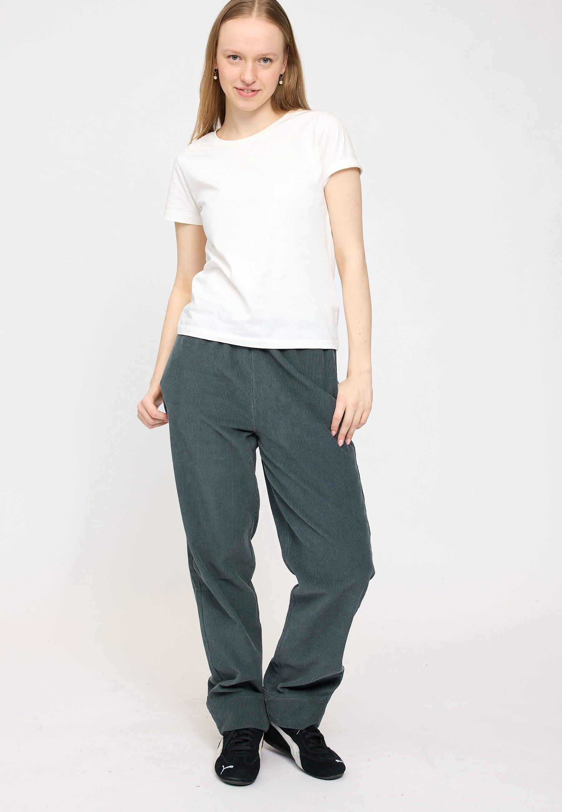 Pull On Corduroy Pants - Image 5