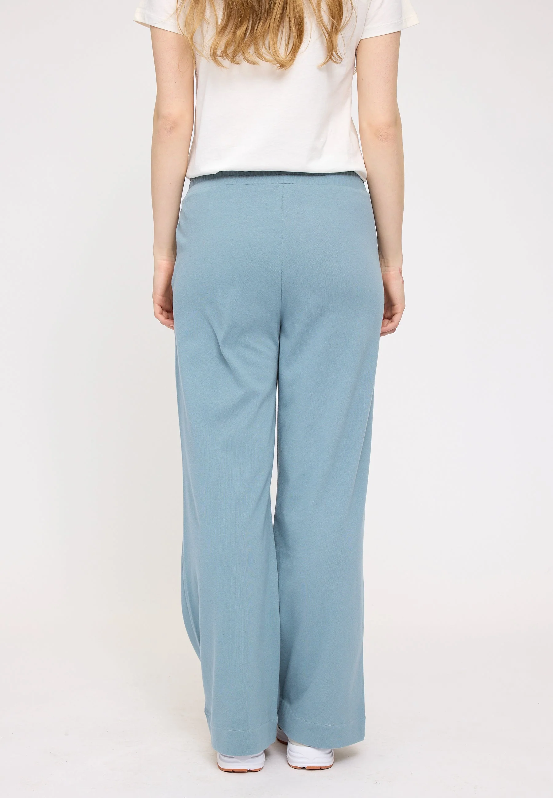 Wide Leg Jersey Knit Pants - Image 14