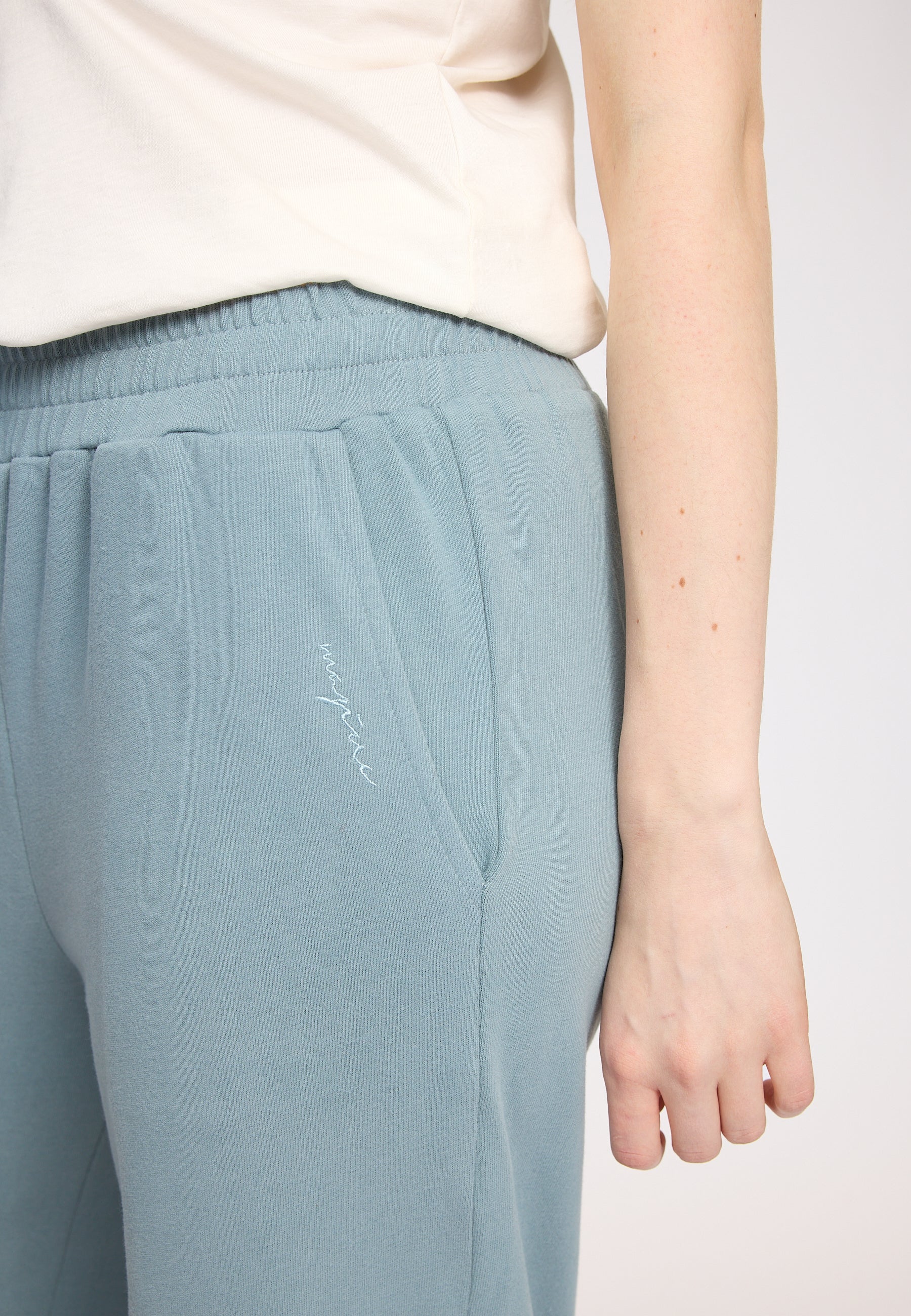 Wide Leg Jersey Knit Pants - Image 15
