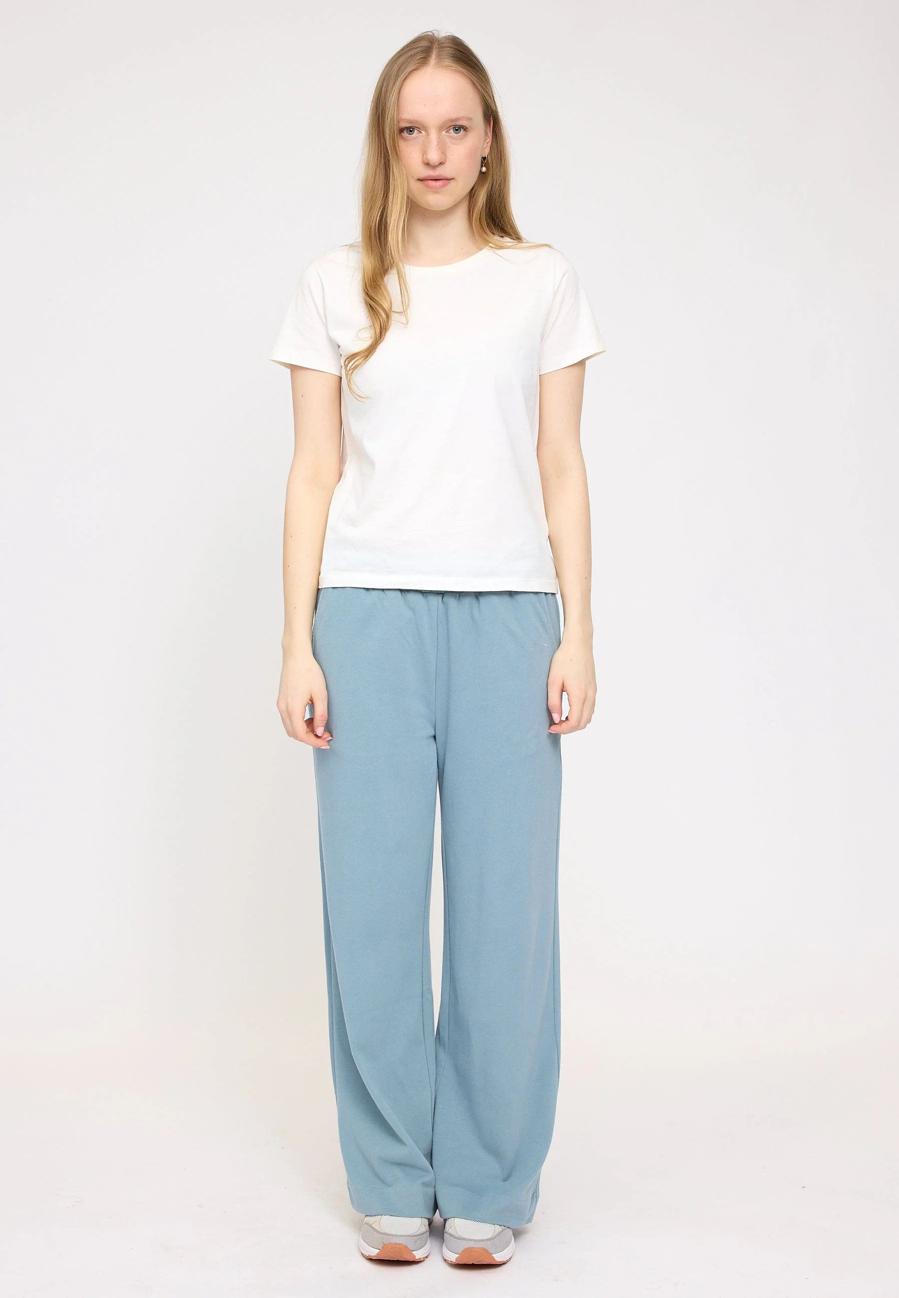 Wide Leg Jersey Knit Pants - Image 16