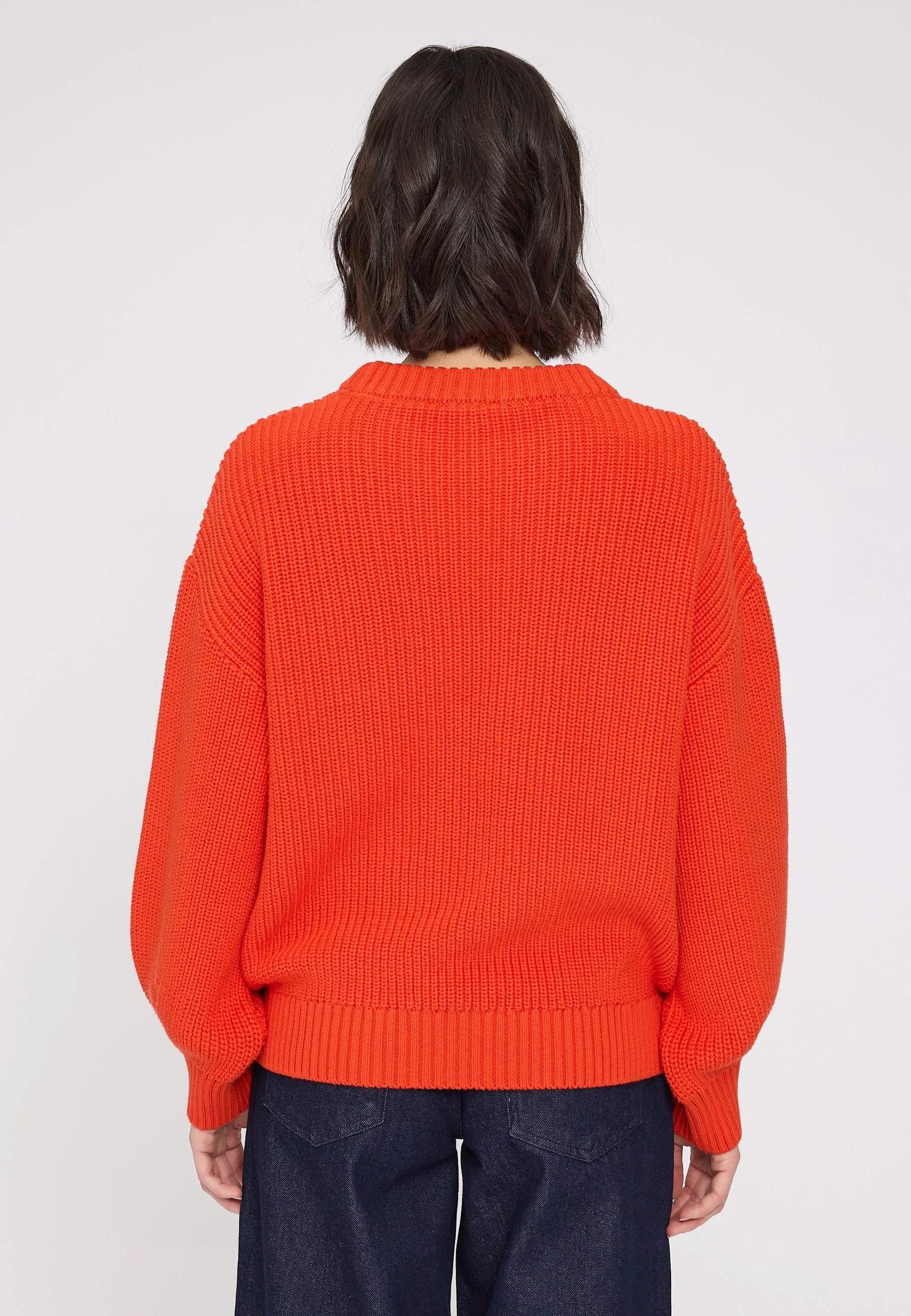Chunky Knit Crew Neck Jumper - Image 14