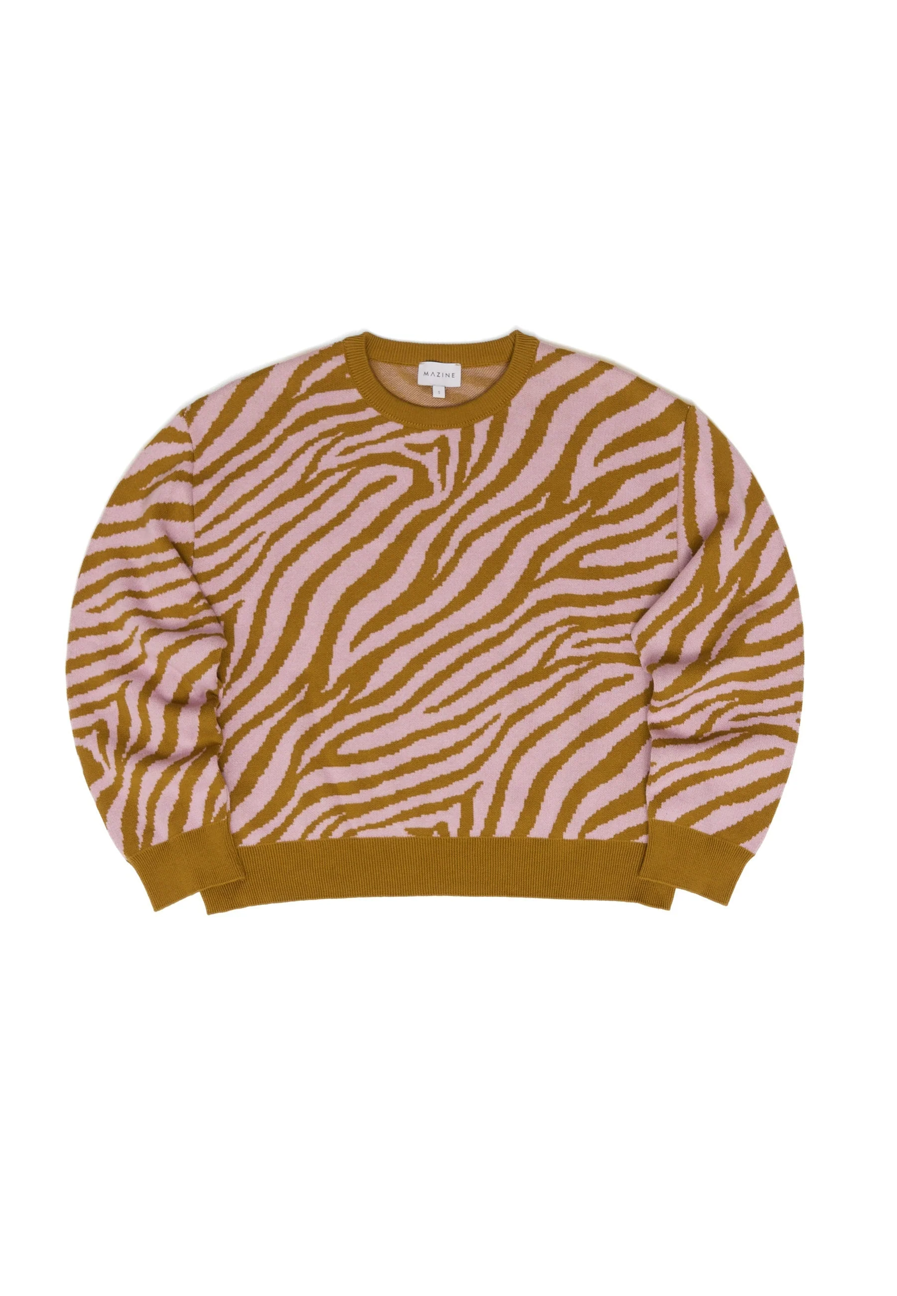 Zebra Jacquard Knit Jumper - Image 12