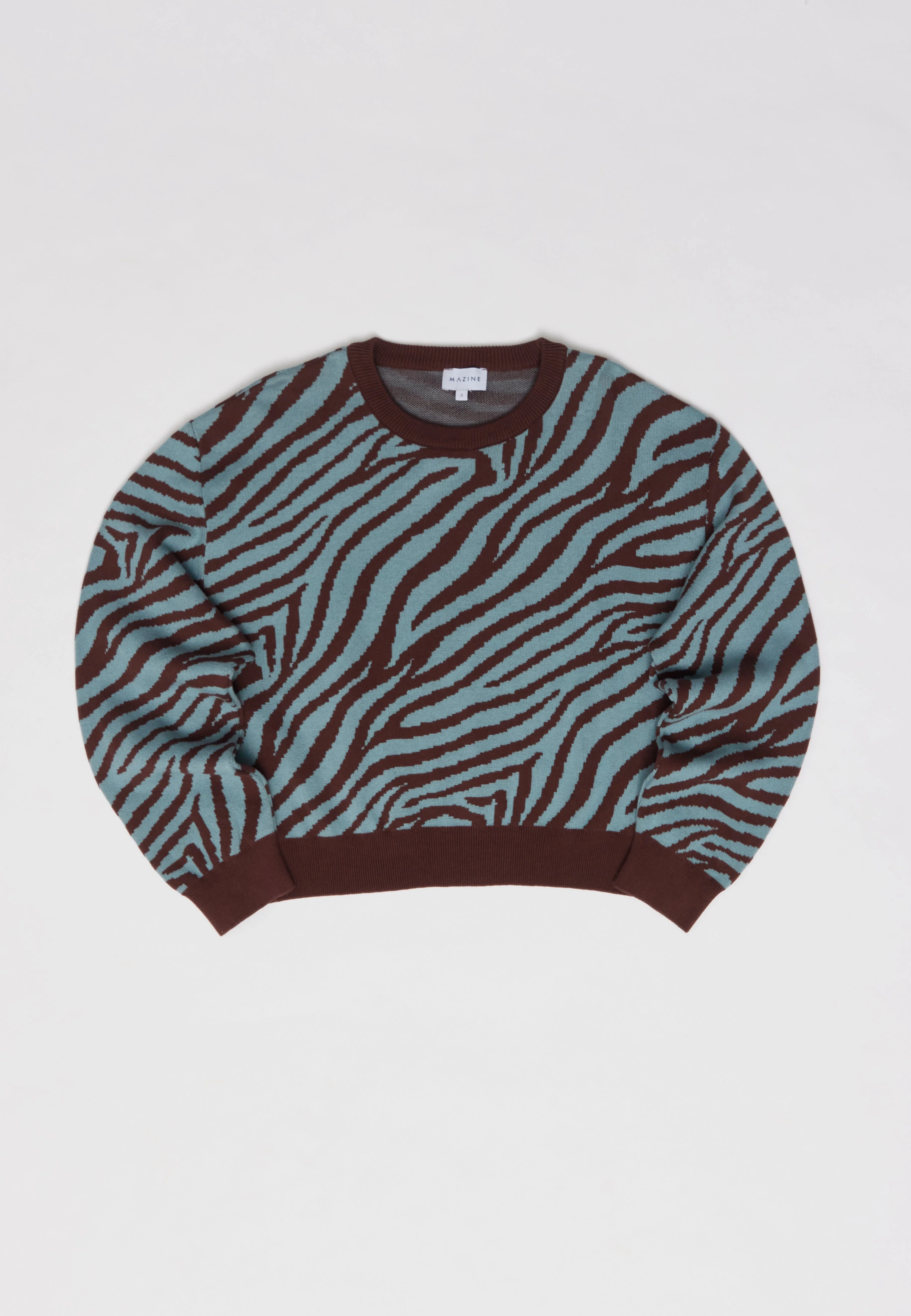 Zebra Jacquard Knit Jumper - Image 6