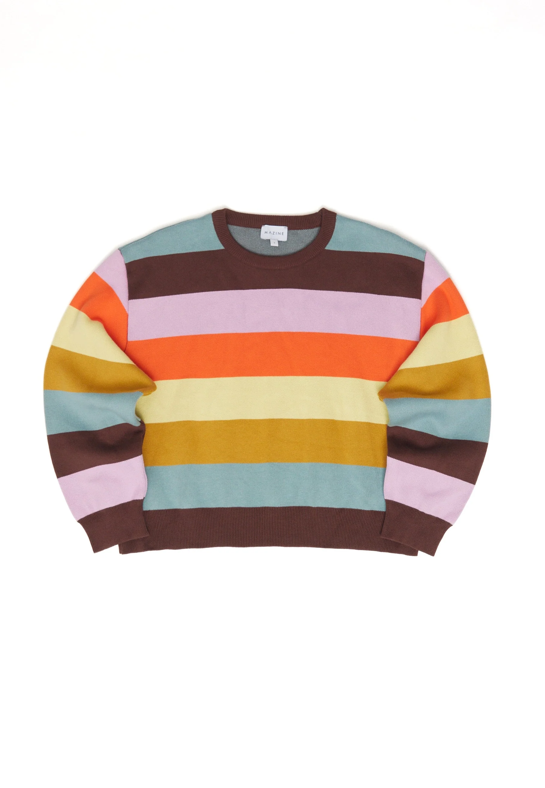 Striped Jacquard Knit Jumper - Image 12