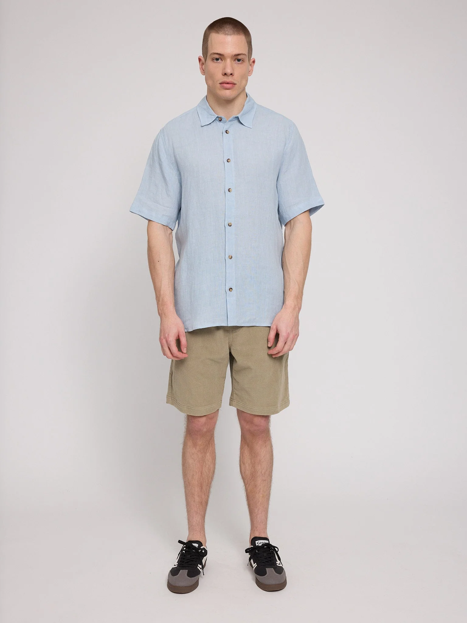 Shortsleeve Linen Shirt - Image 25