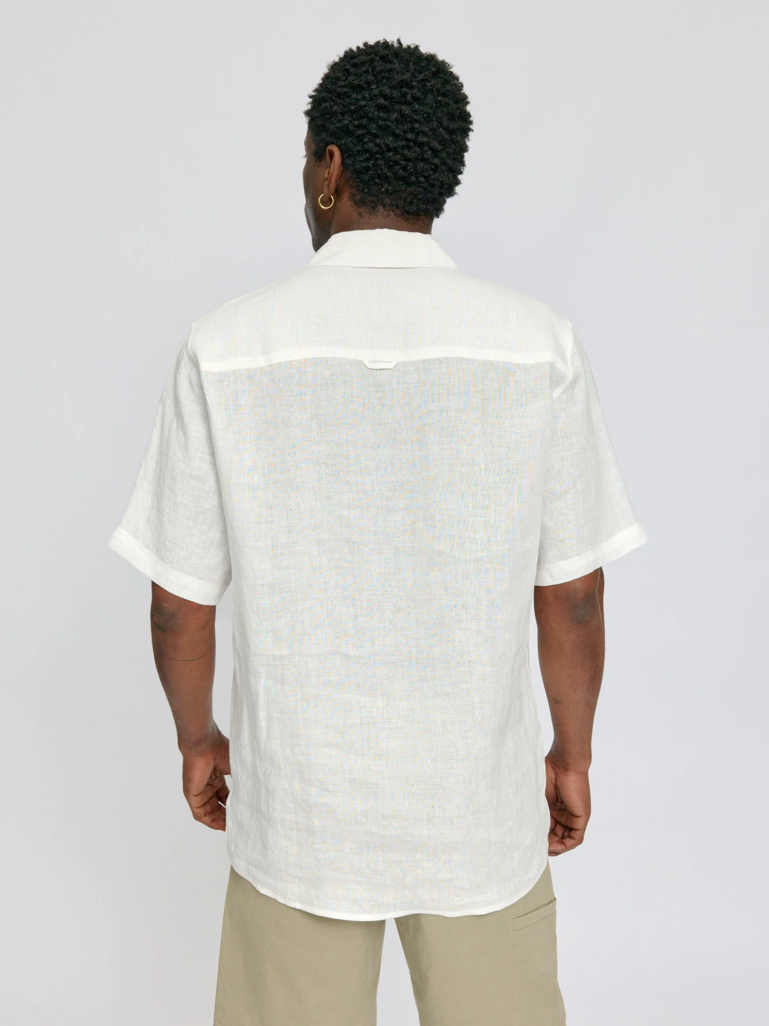Shortsleeve Linen Shirt - Image 36
