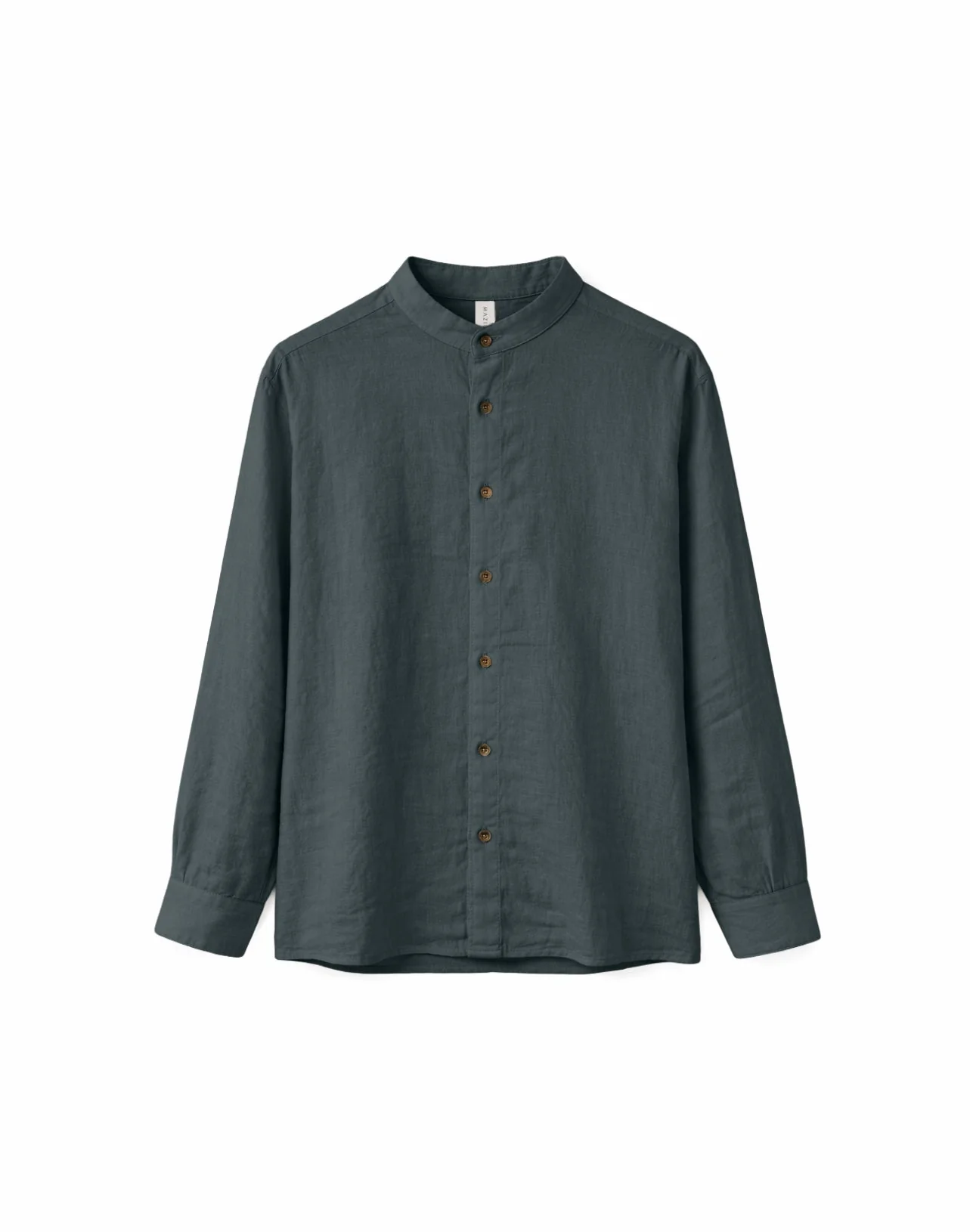Stand Collar Linen Shirt - Image 28