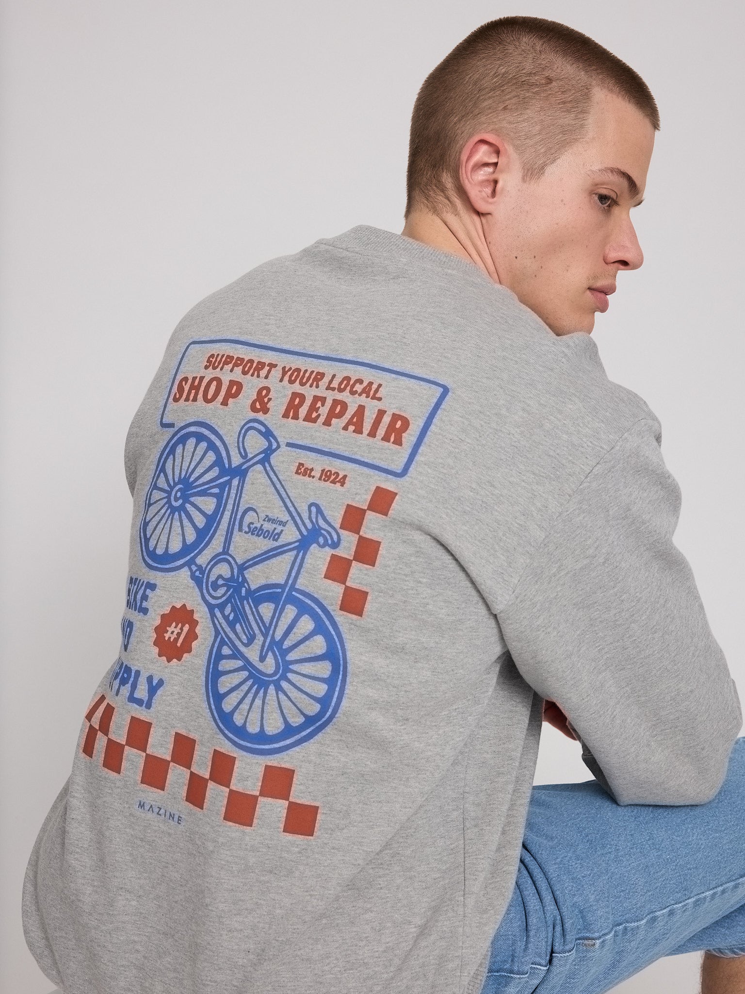 Back Print Sweatshirt - Image 5