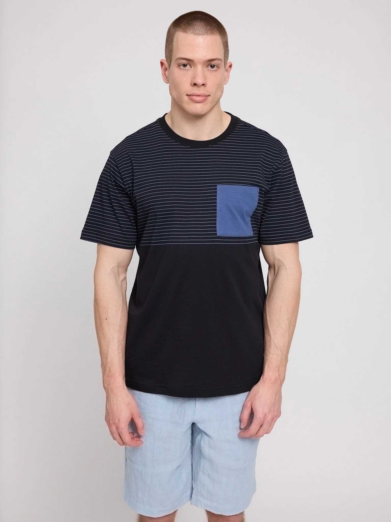 Halfway Striped T-Shirt