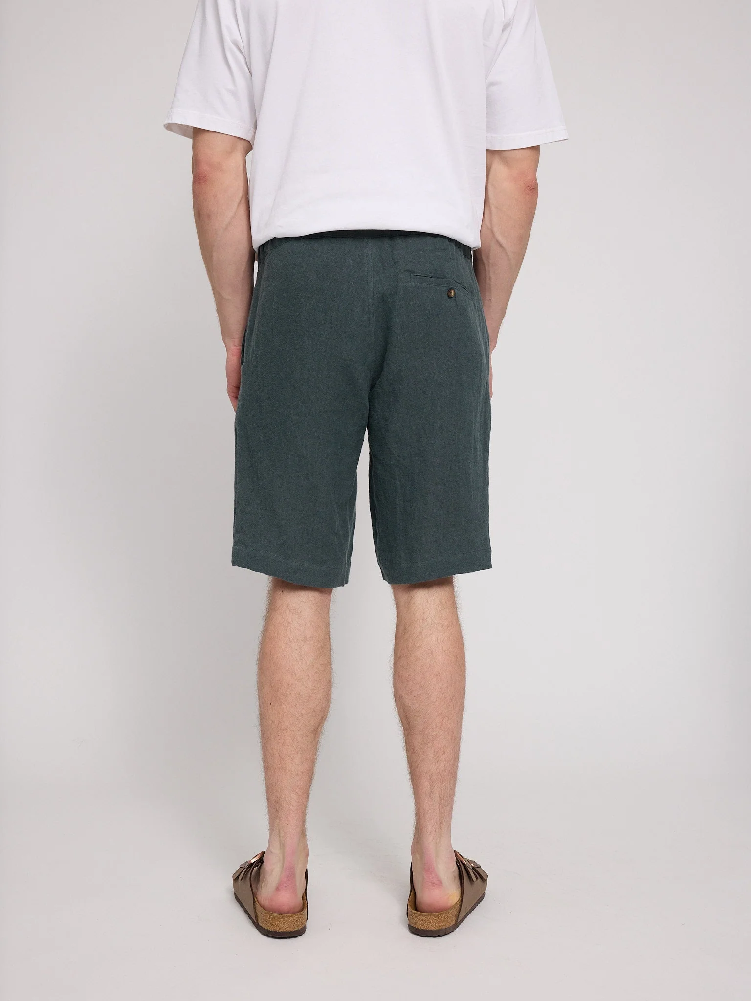 Regular Linen Shorts - Image 10