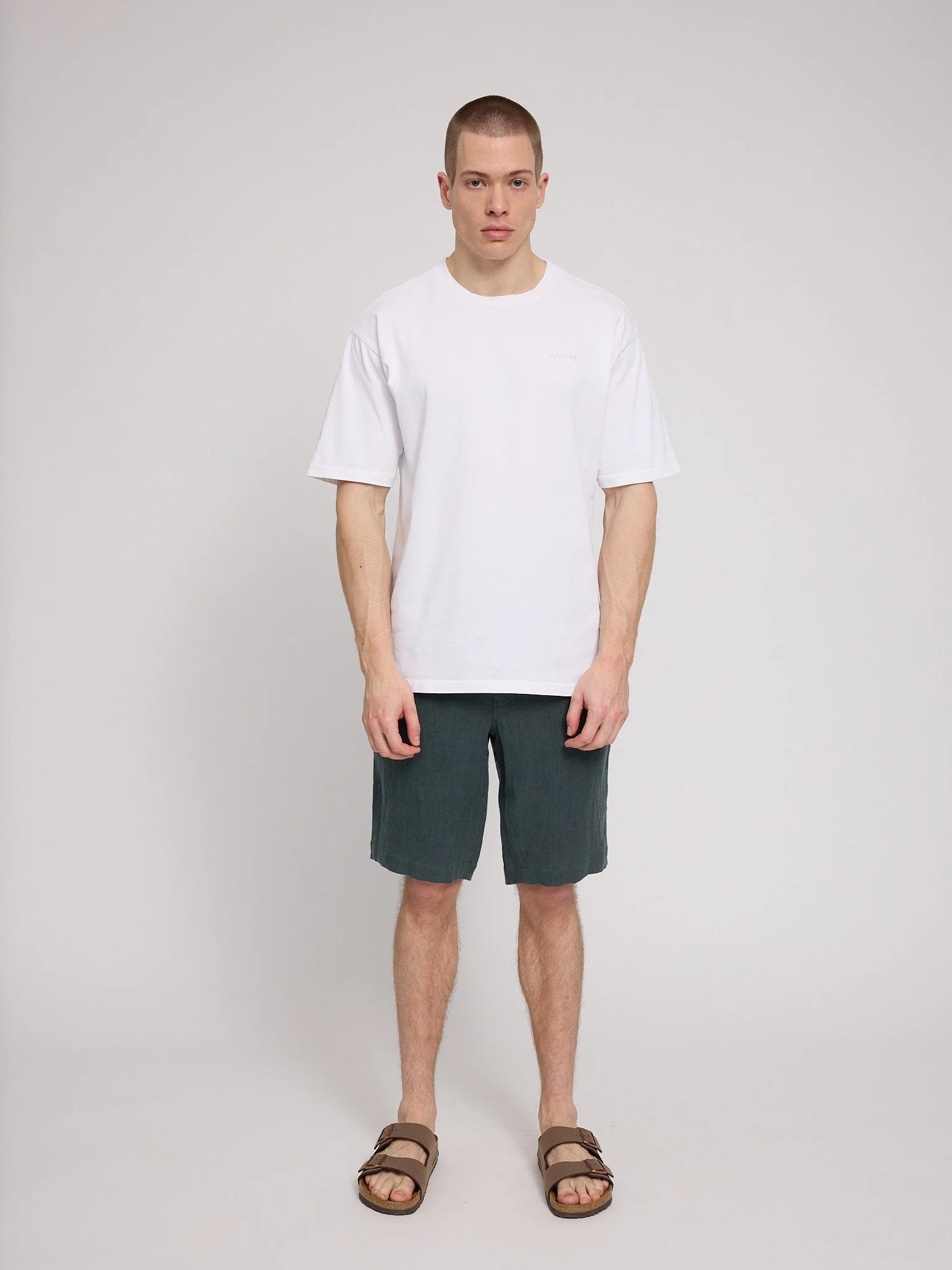 Regular Linen Shorts - Image 14