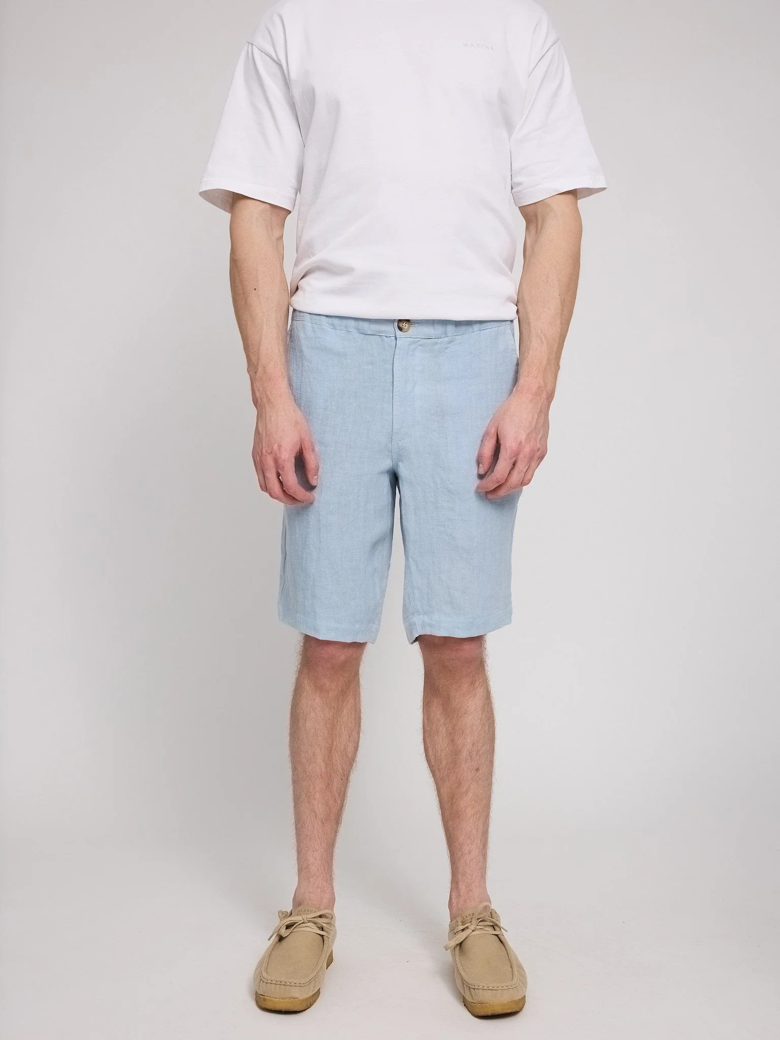 Regular Linen Shorts - Image 17