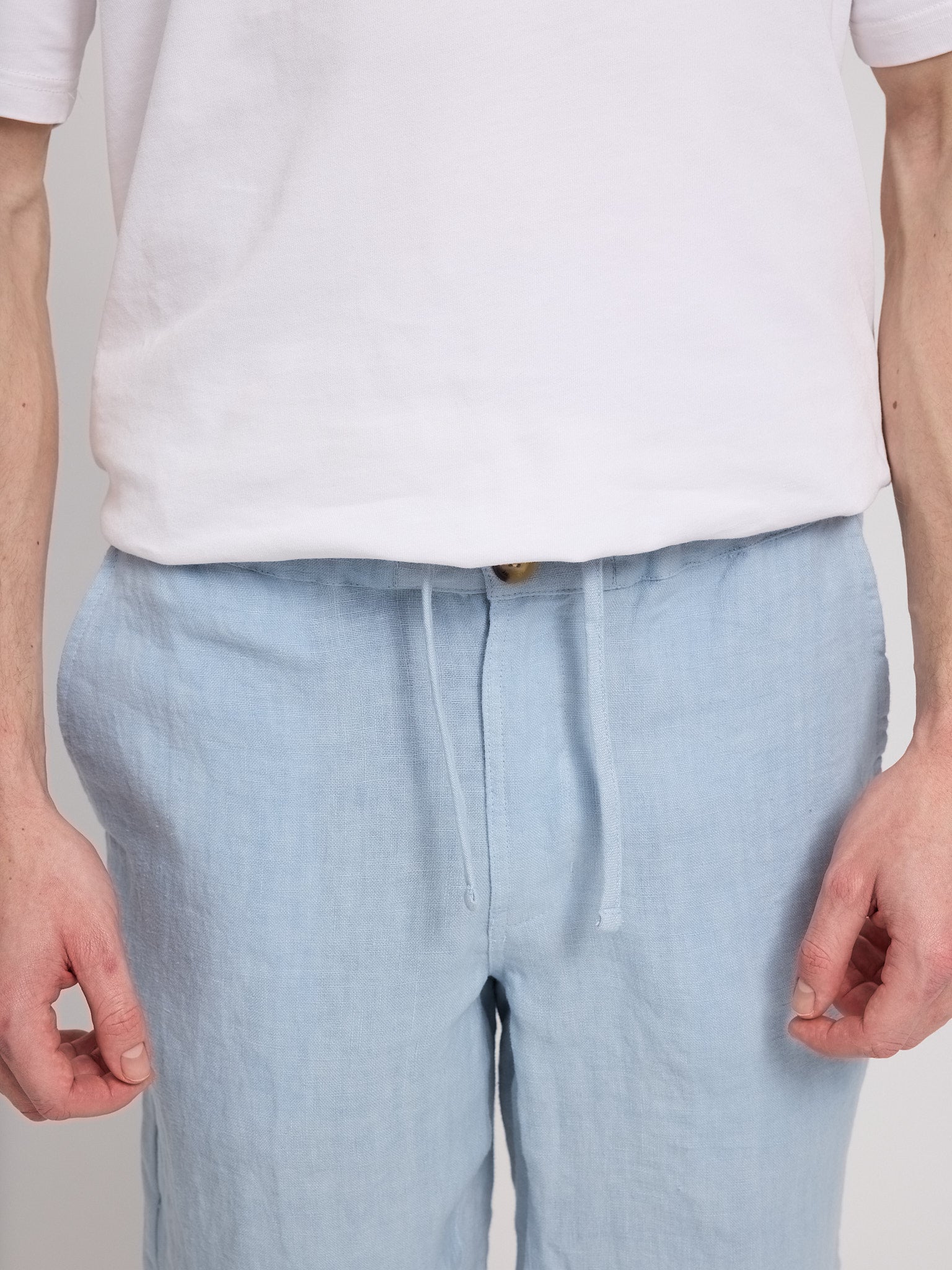 Regular Linen Shorts - Image 19