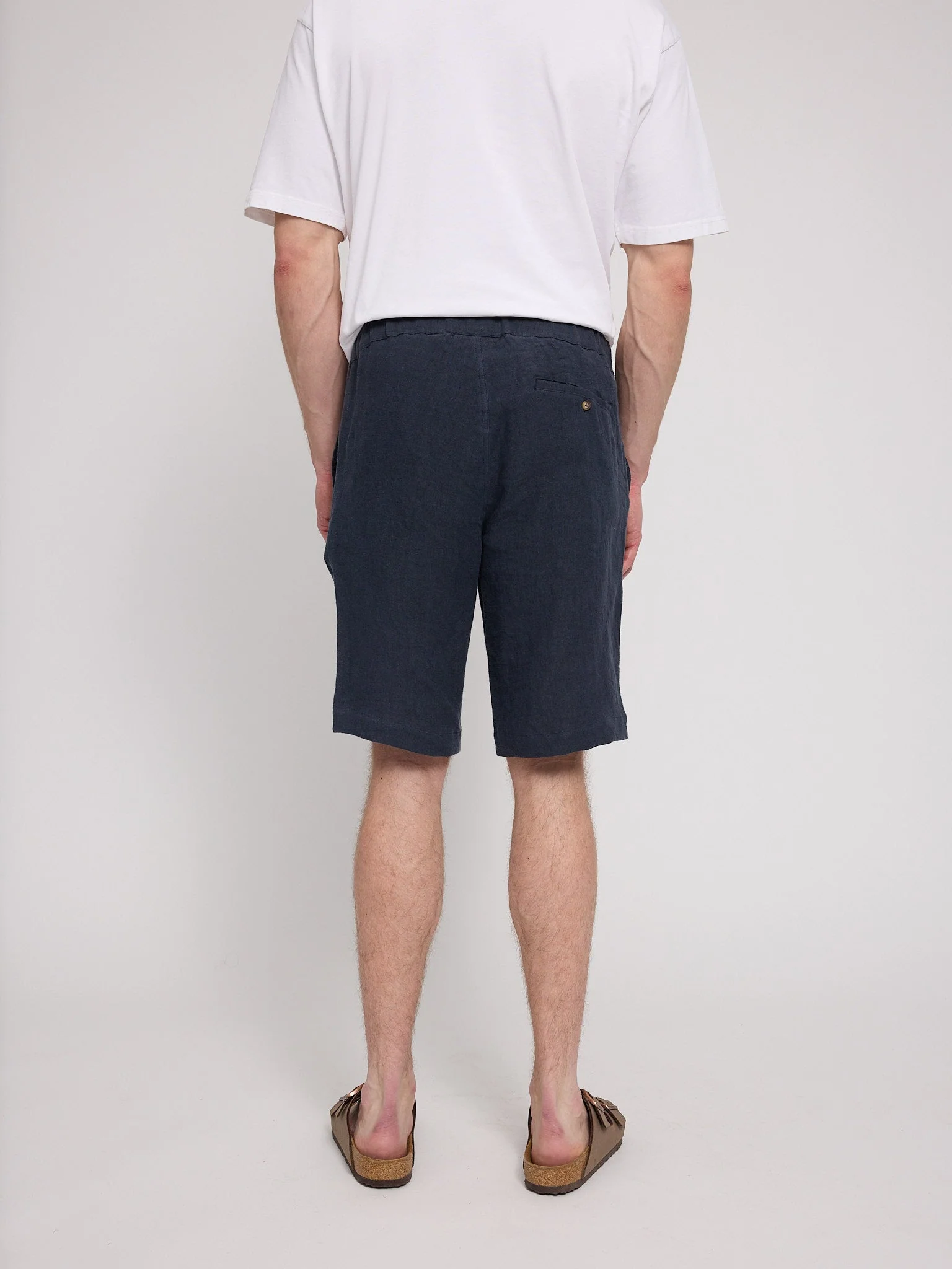 Regular Linen Shorts - Image 2