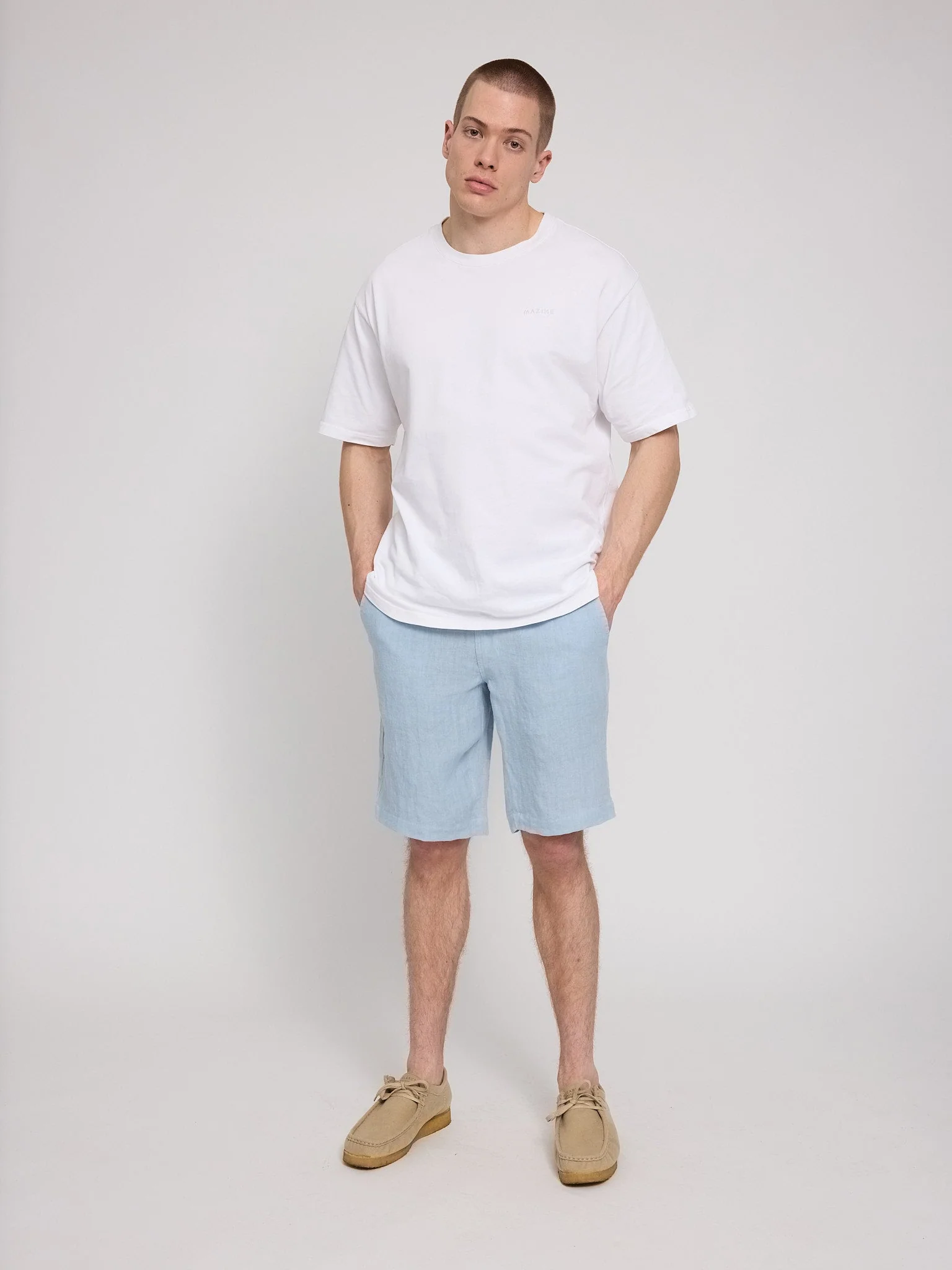 Regular Linen Shorts - Image 23
