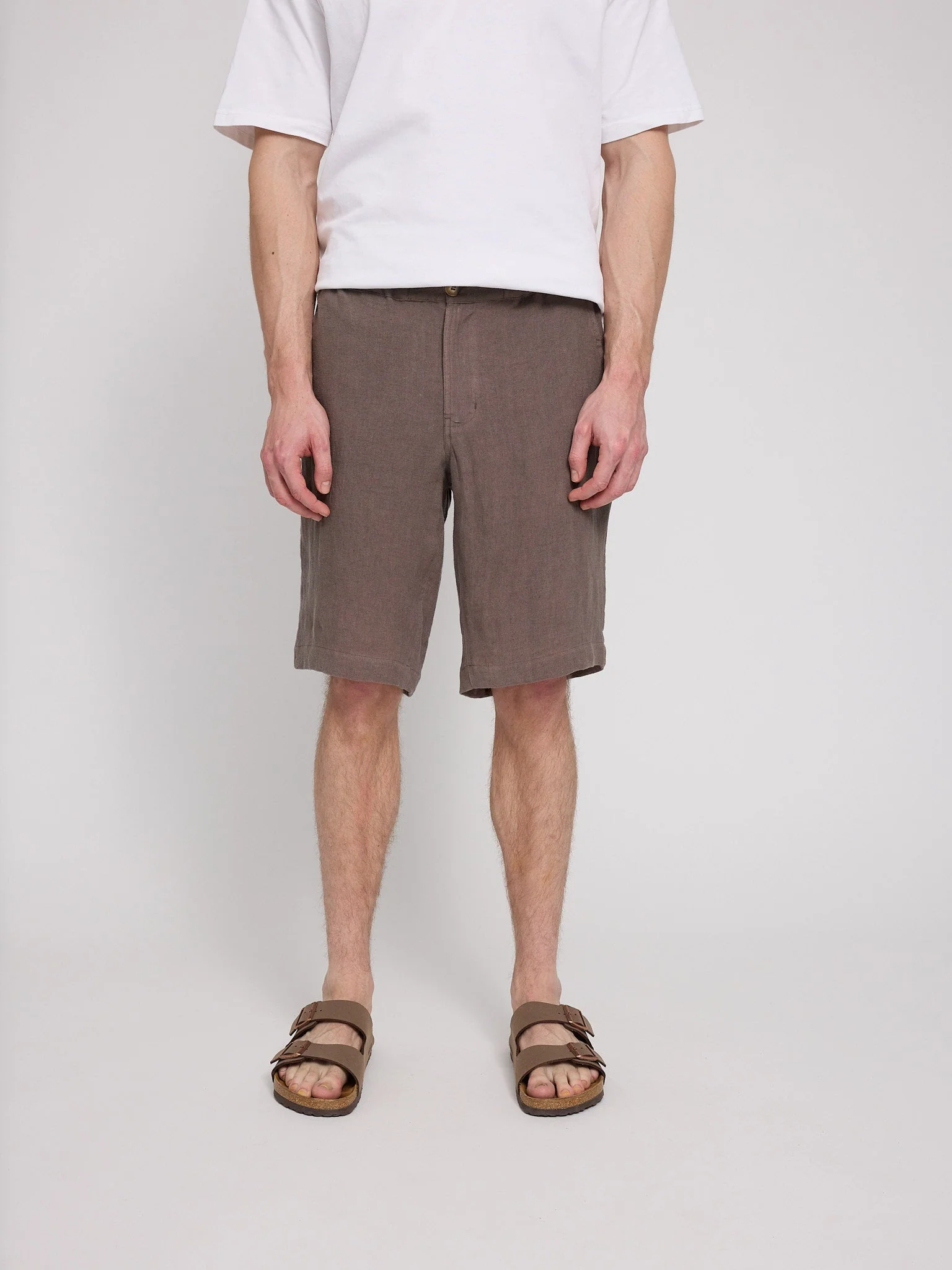 Regular Linen Shorts - Image 25