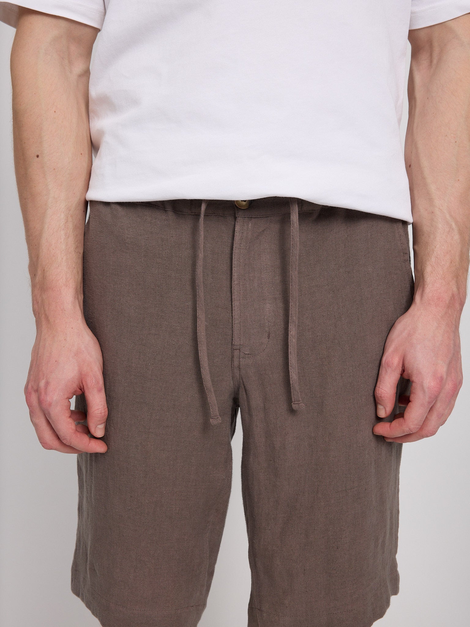 Regular Linen Shorts - Image 27