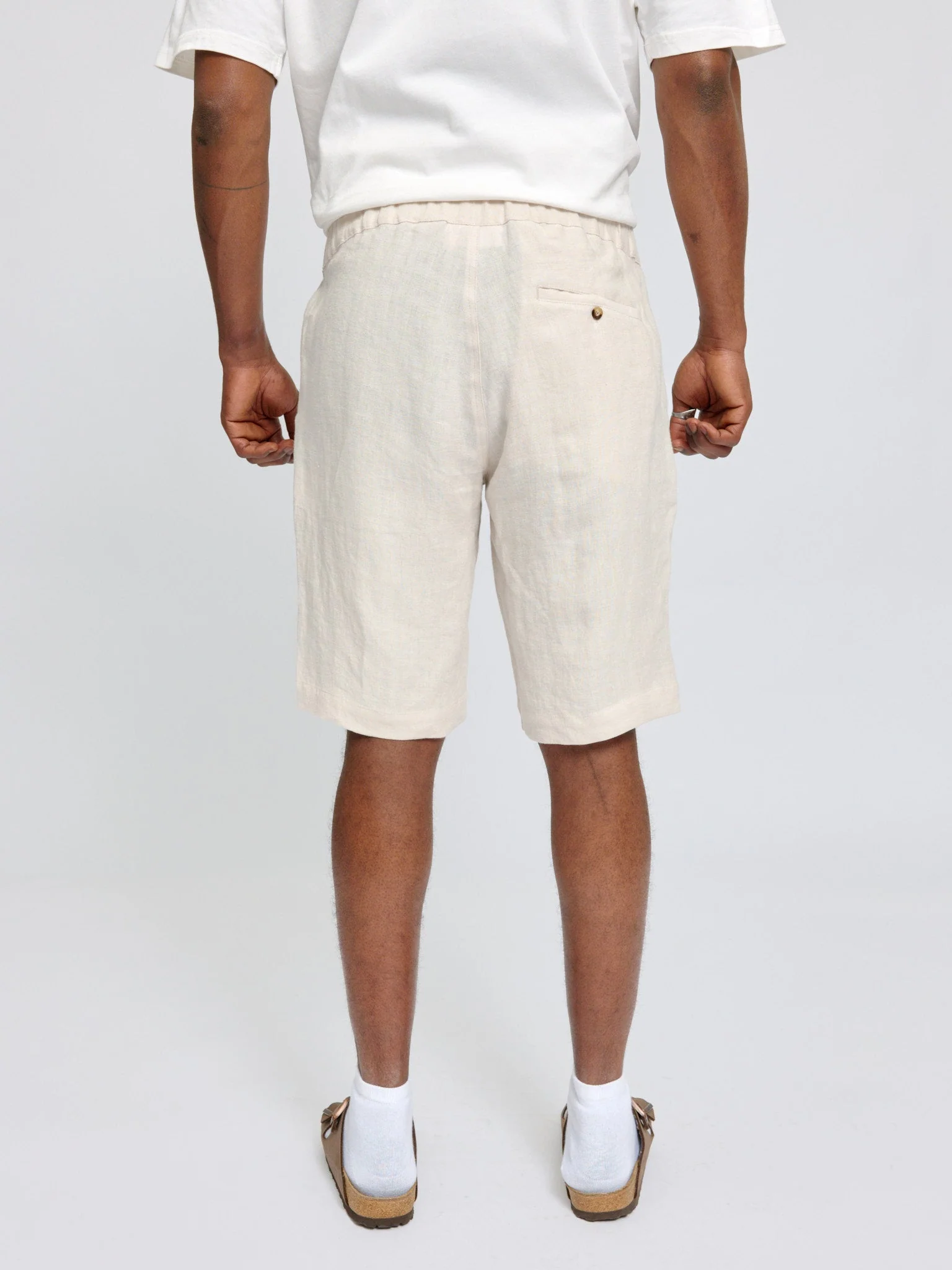 Regular Linen Shorts - Image 34