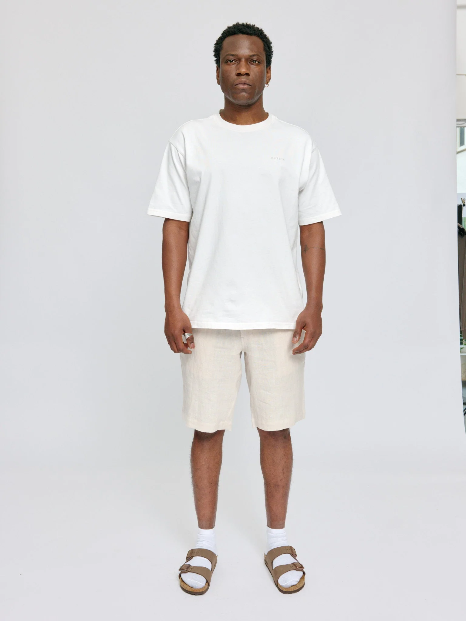 Regular Linen Shorts - Image 36
