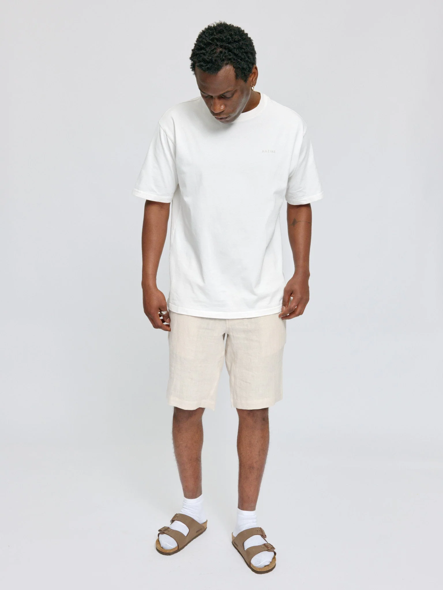 Regular Linen Shorts - Image 37