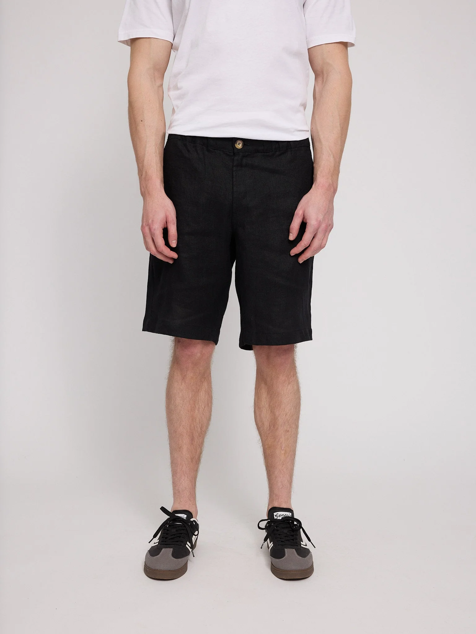 Regular Linen Shorts - Image 39