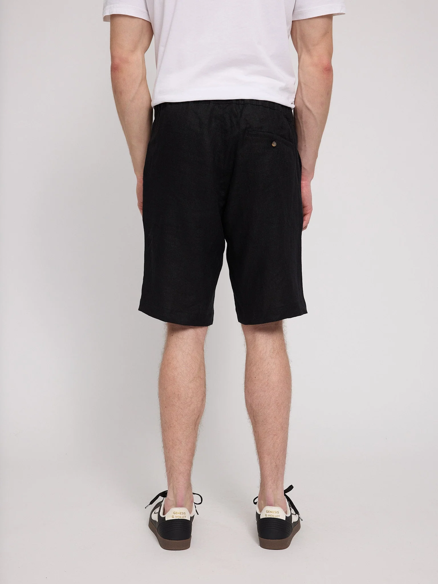 Regular Linen Shorts - Image 40