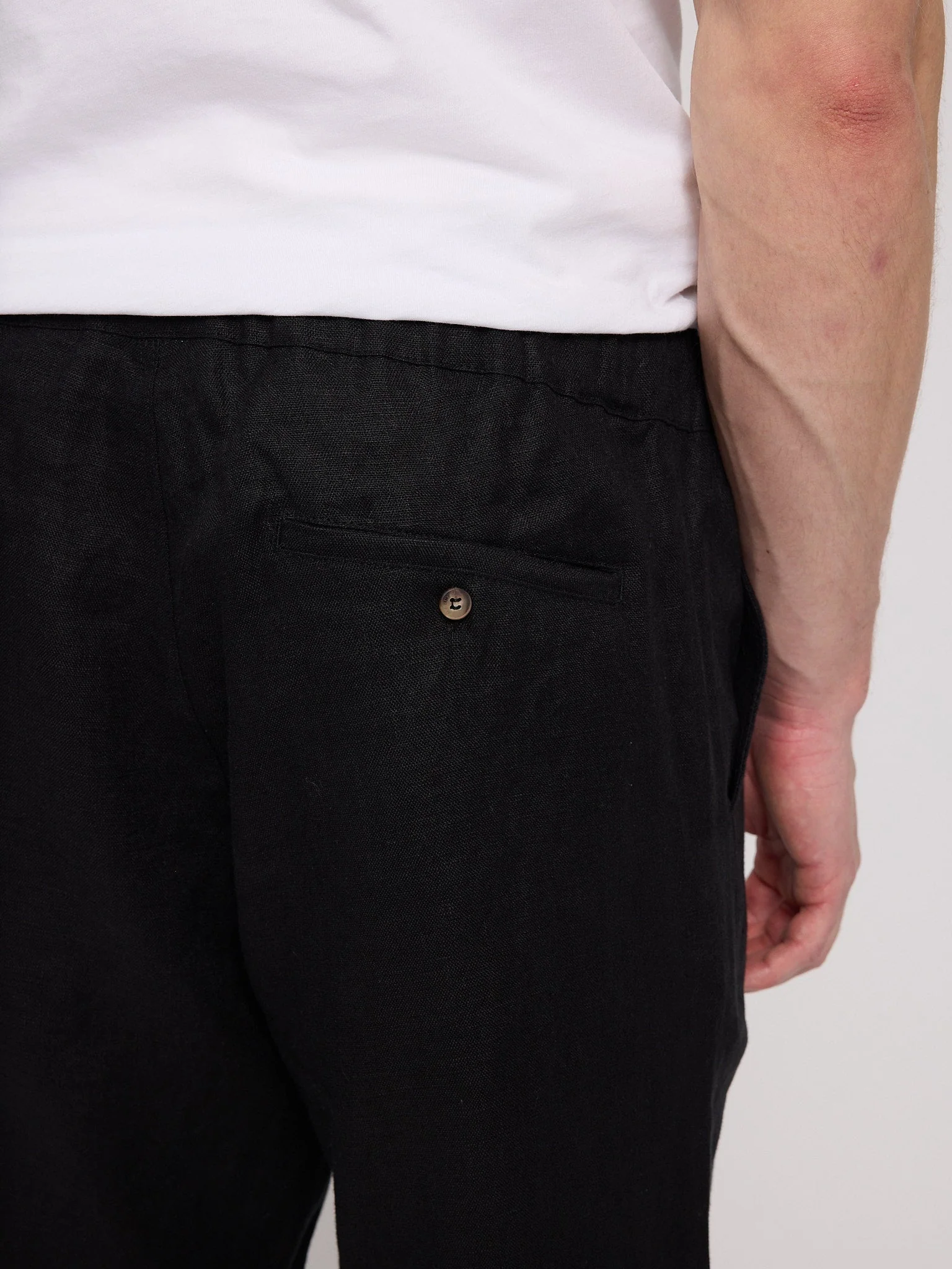 Regular Linen Shorts - Image 42