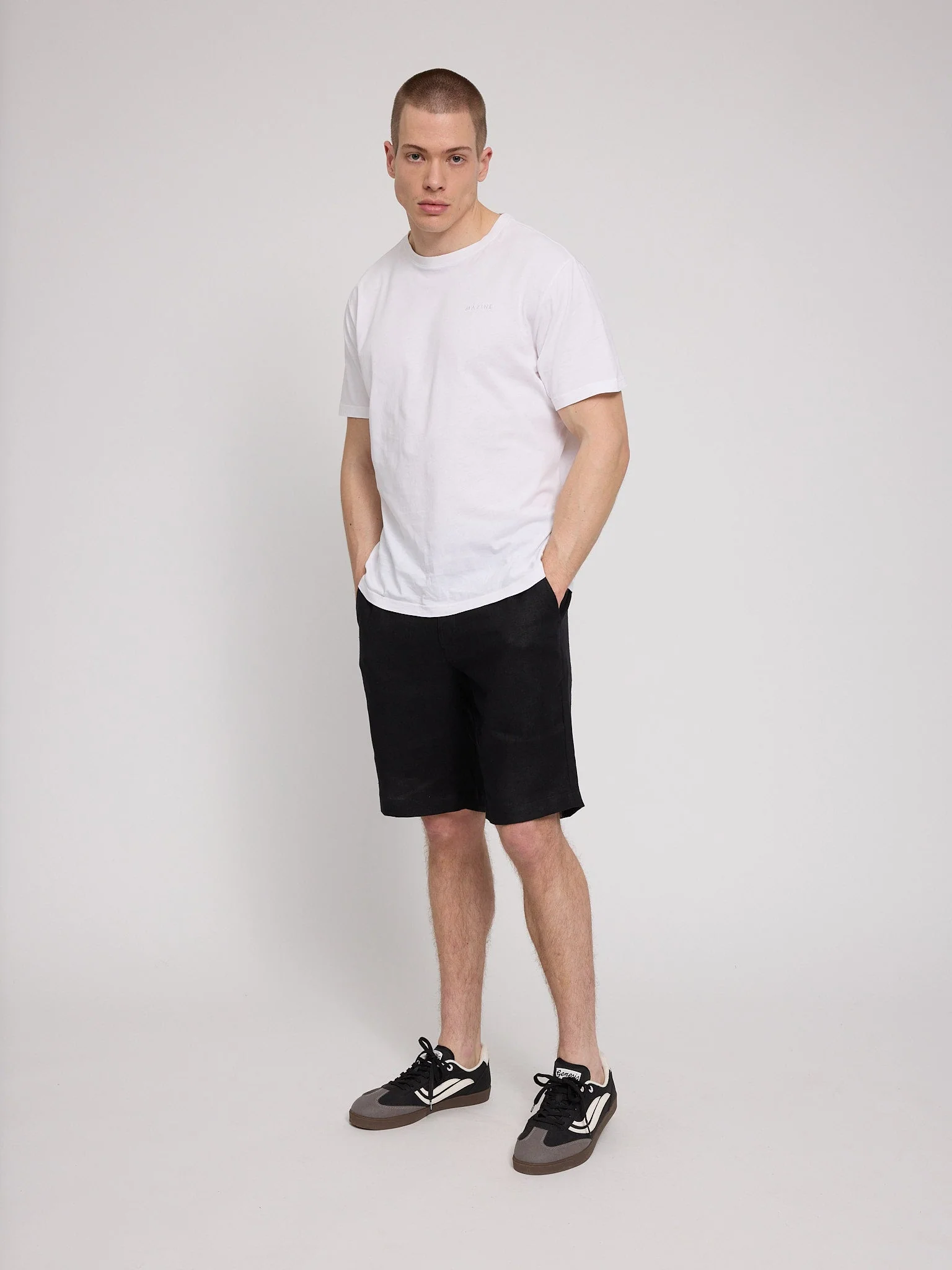Regular Linen Shorts - Image 45