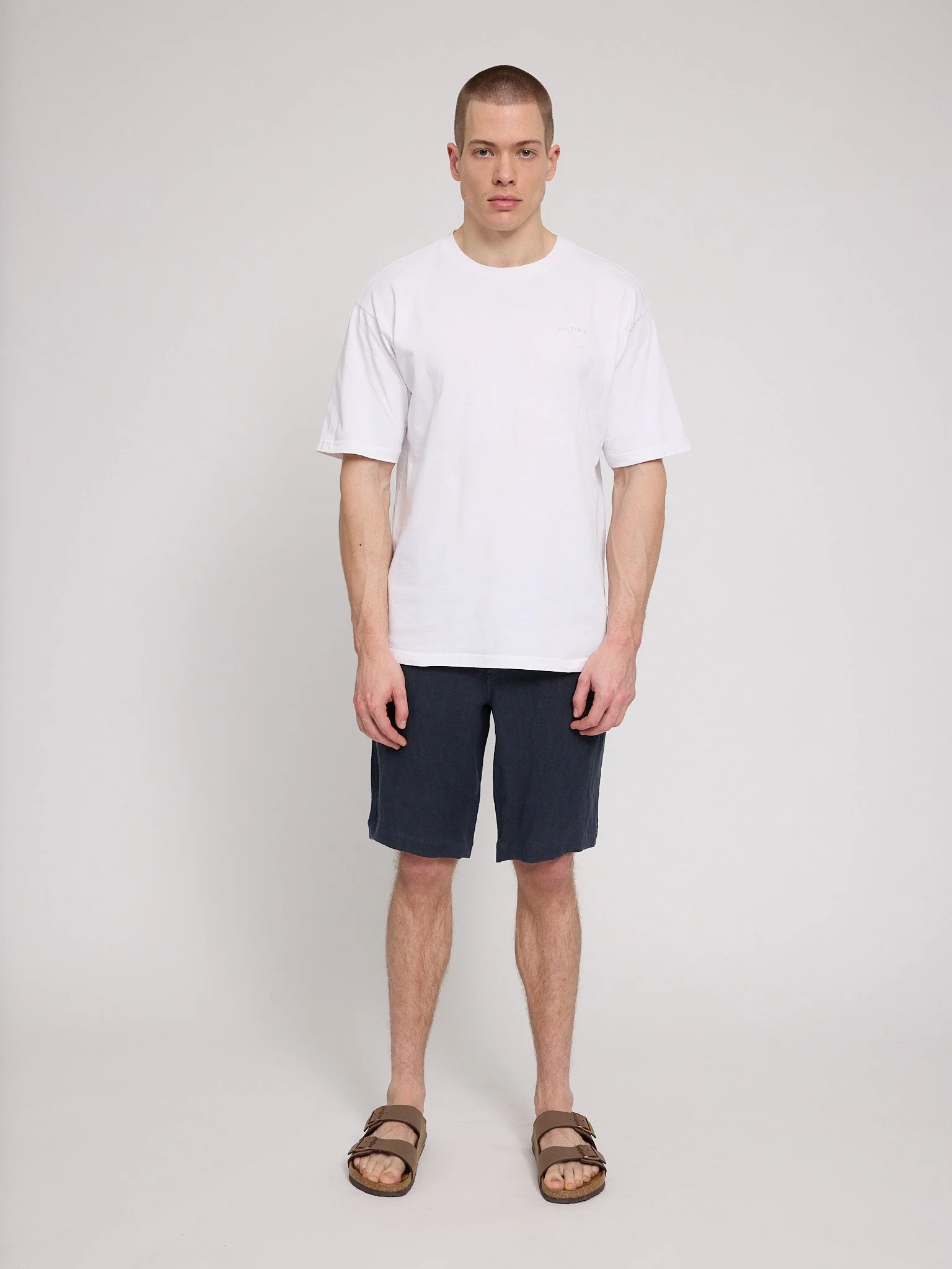 Regular Linen Shorts - Image 6