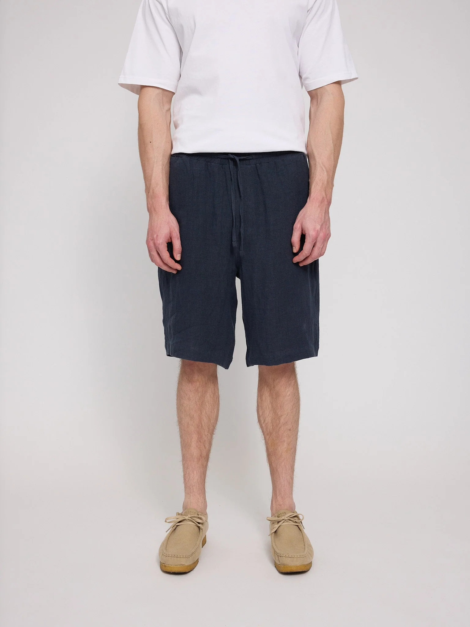 Linen Pull-on Shorts