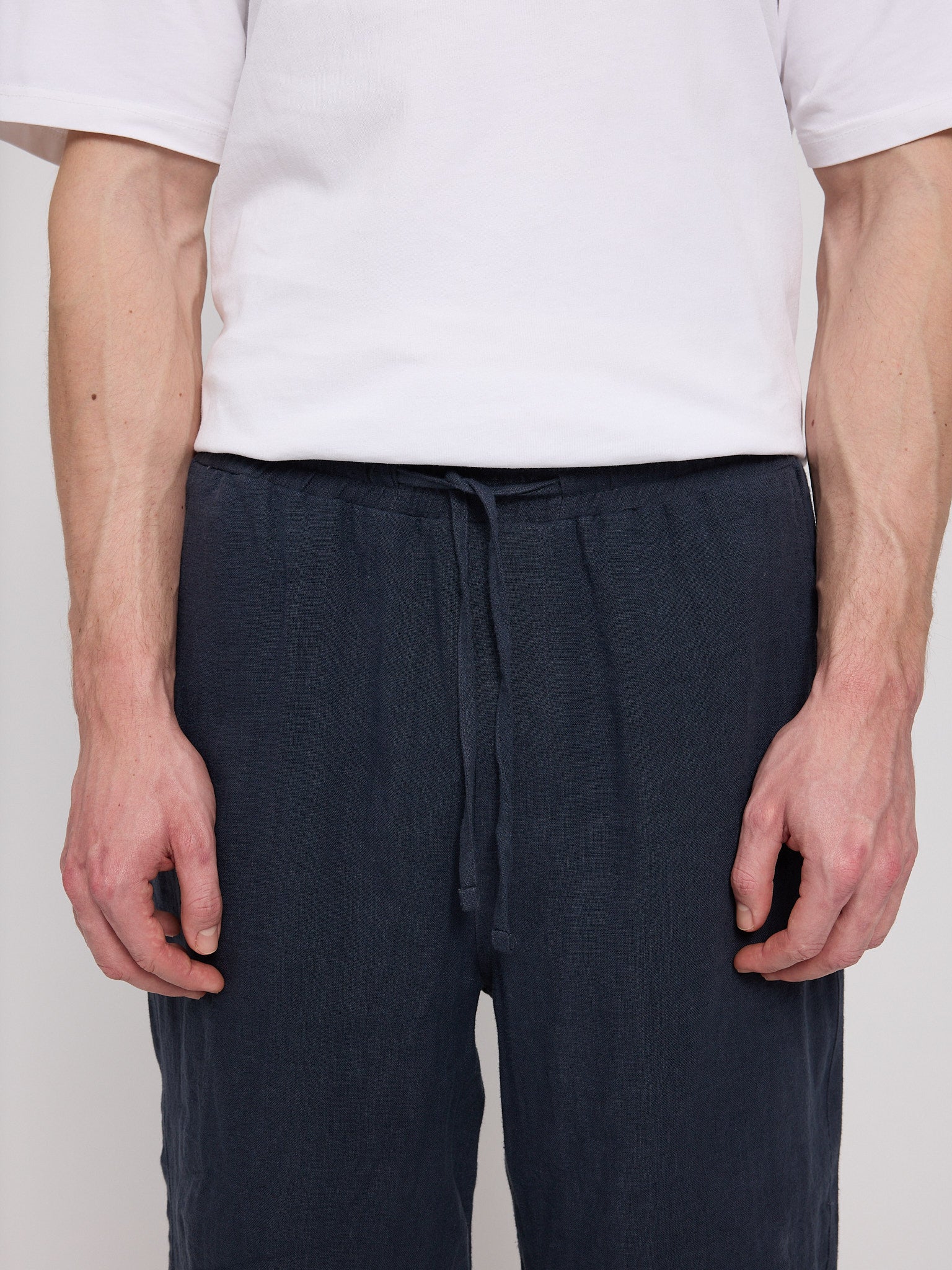 Linen Pull-on Shorts - Image 3