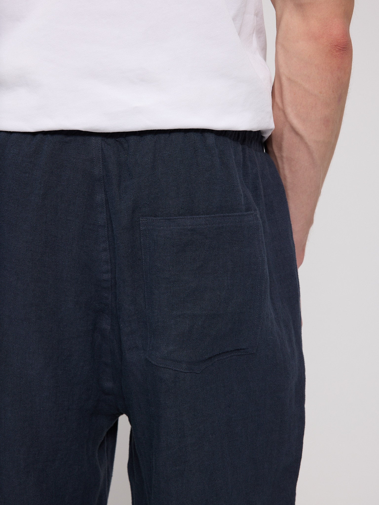 Linen Pull-on Shorts - Image 5