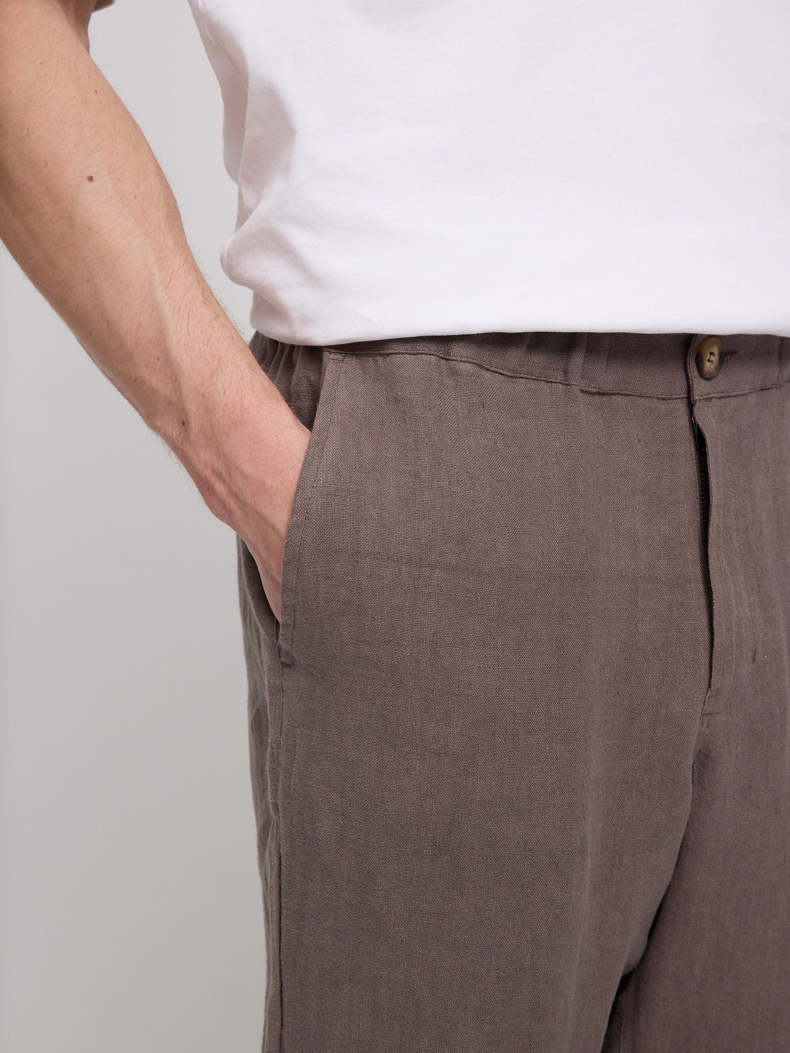 Regular Linen Pants - Image 17