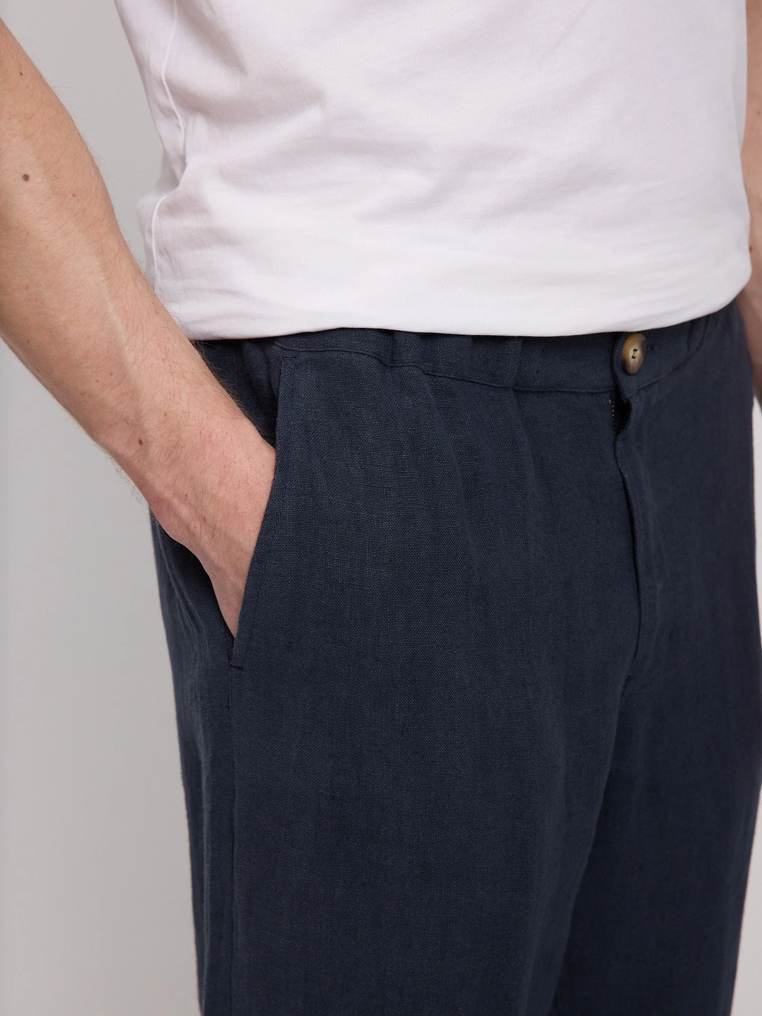 Regular Linen Pants - Image 4