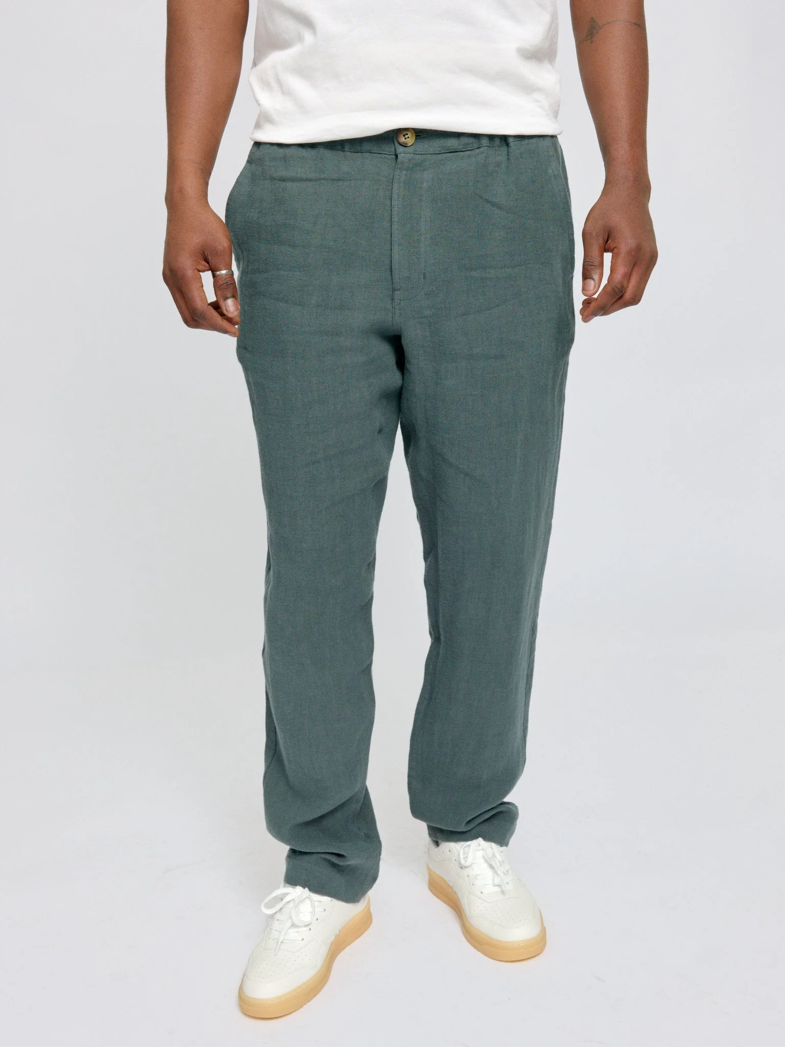 Regular Linen Pants - Image 8