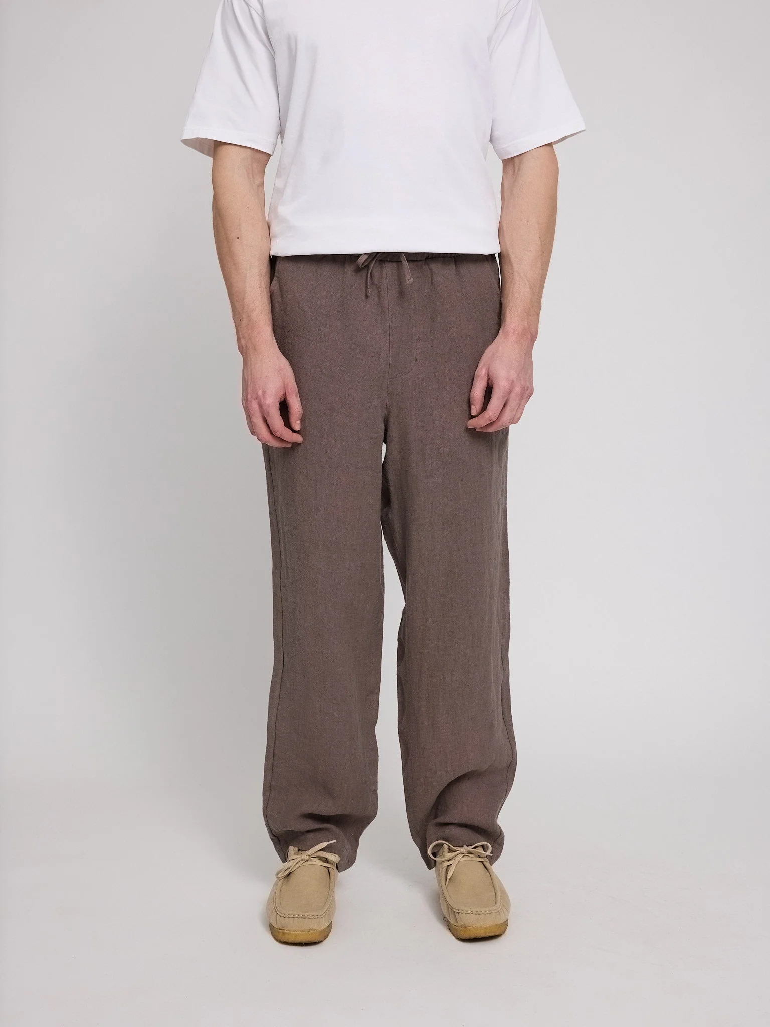Linen Pull-on Pants - Image 15