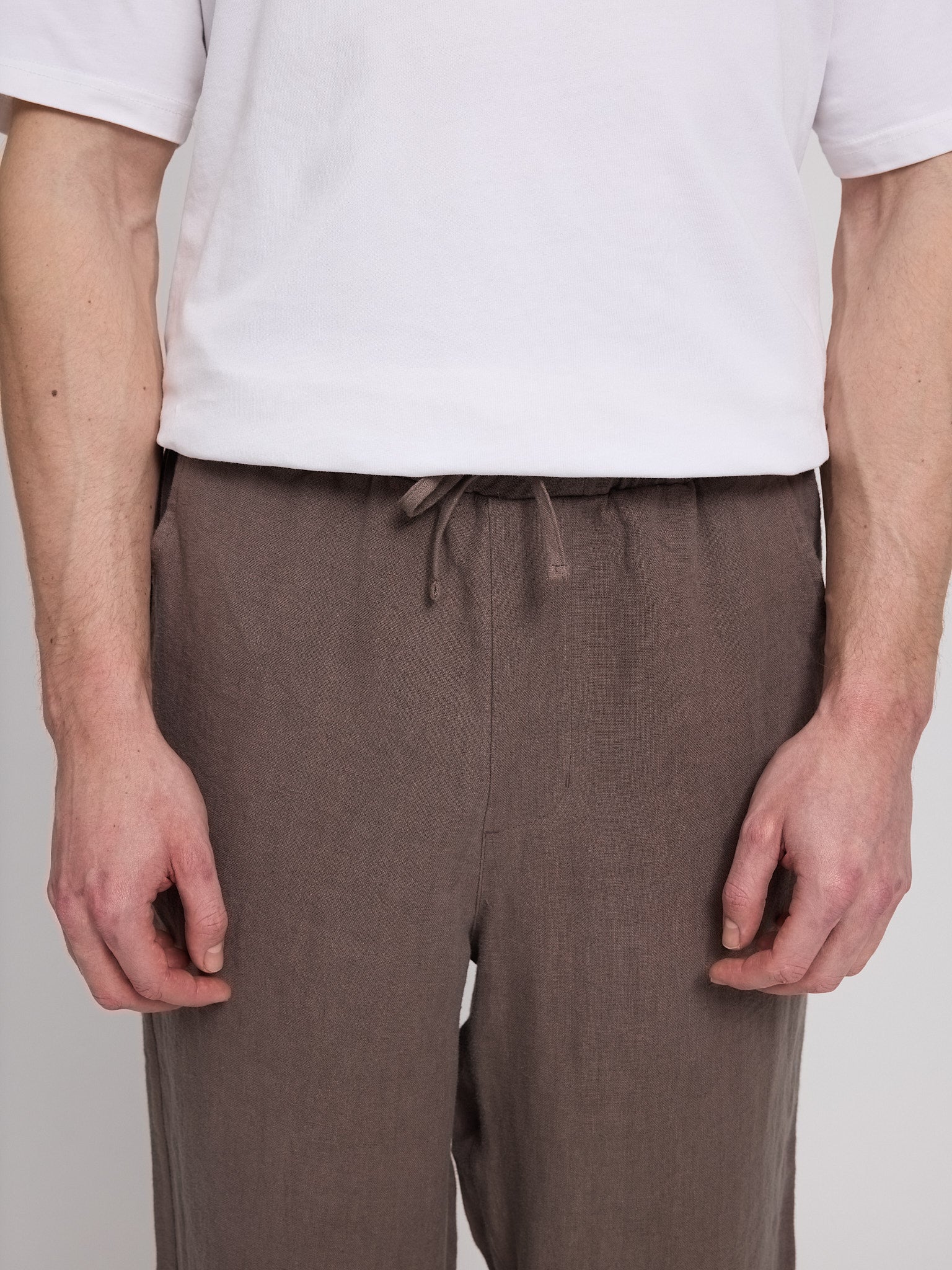 Linen Pull-on Pants - Image 17