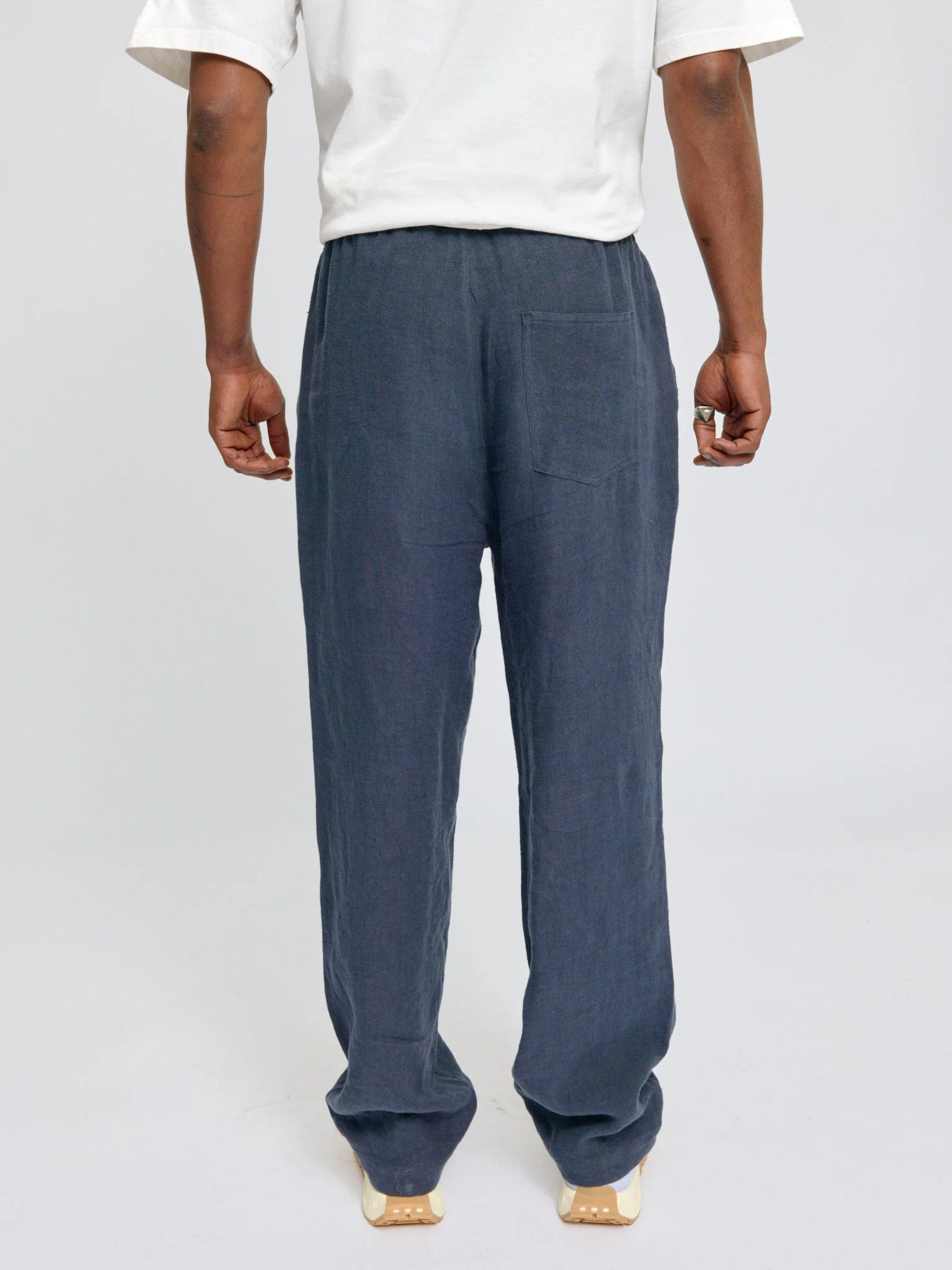 Linen Pull-on Pants - Image 2