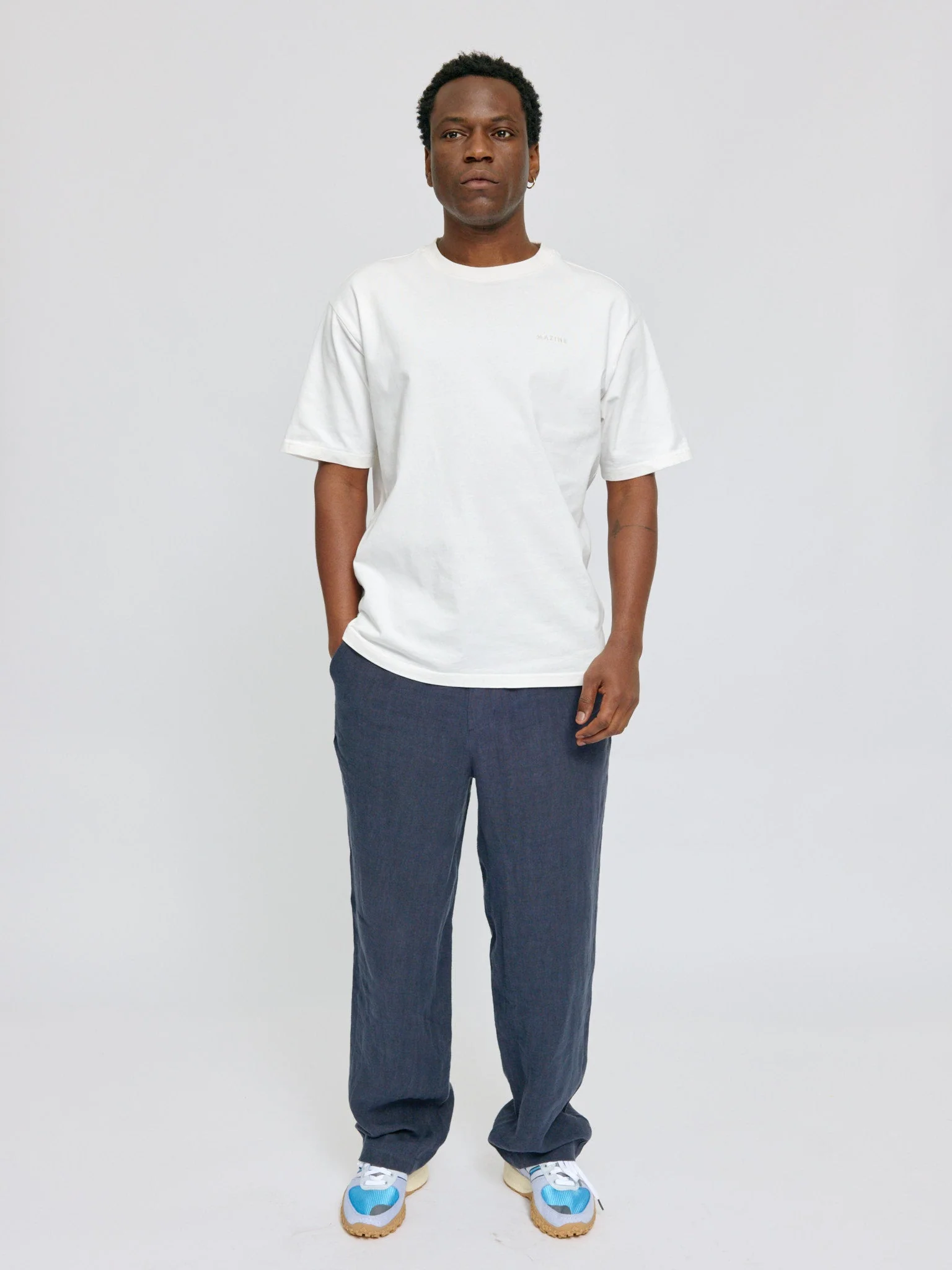 Linen Pull-on Pants - Image 4