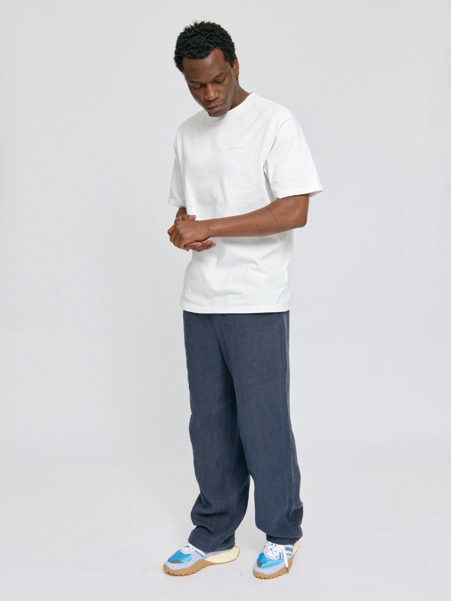 Linen Pull-on Pants - Image 5