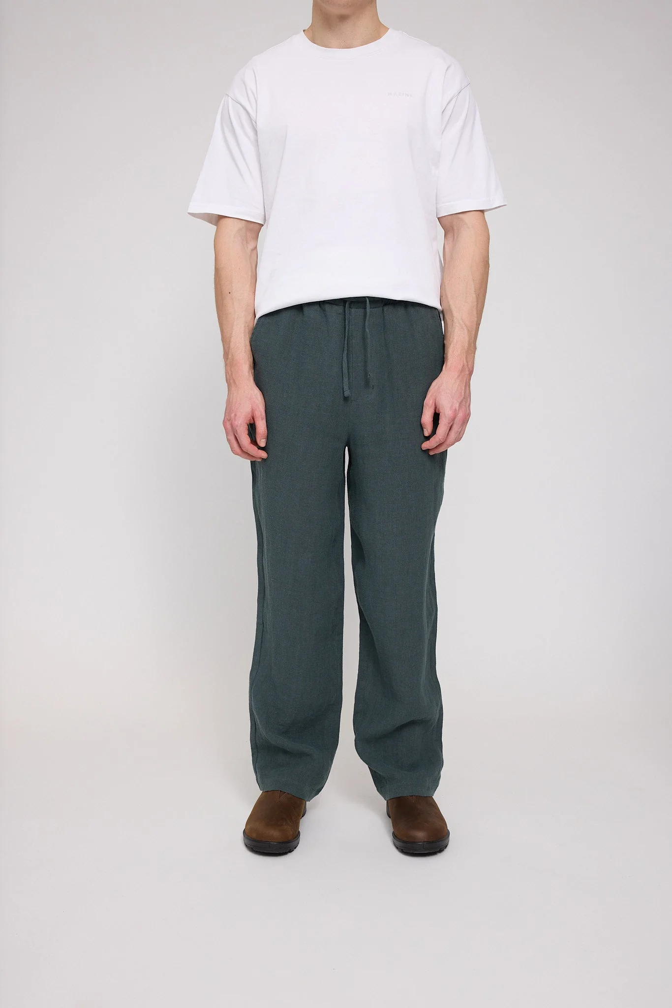 Linen Pull-on Pants - Image 7