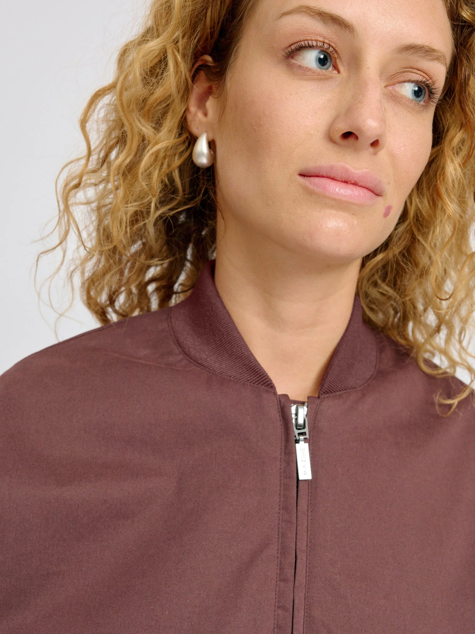 Loose Fit Cotton Bomber - Image 11